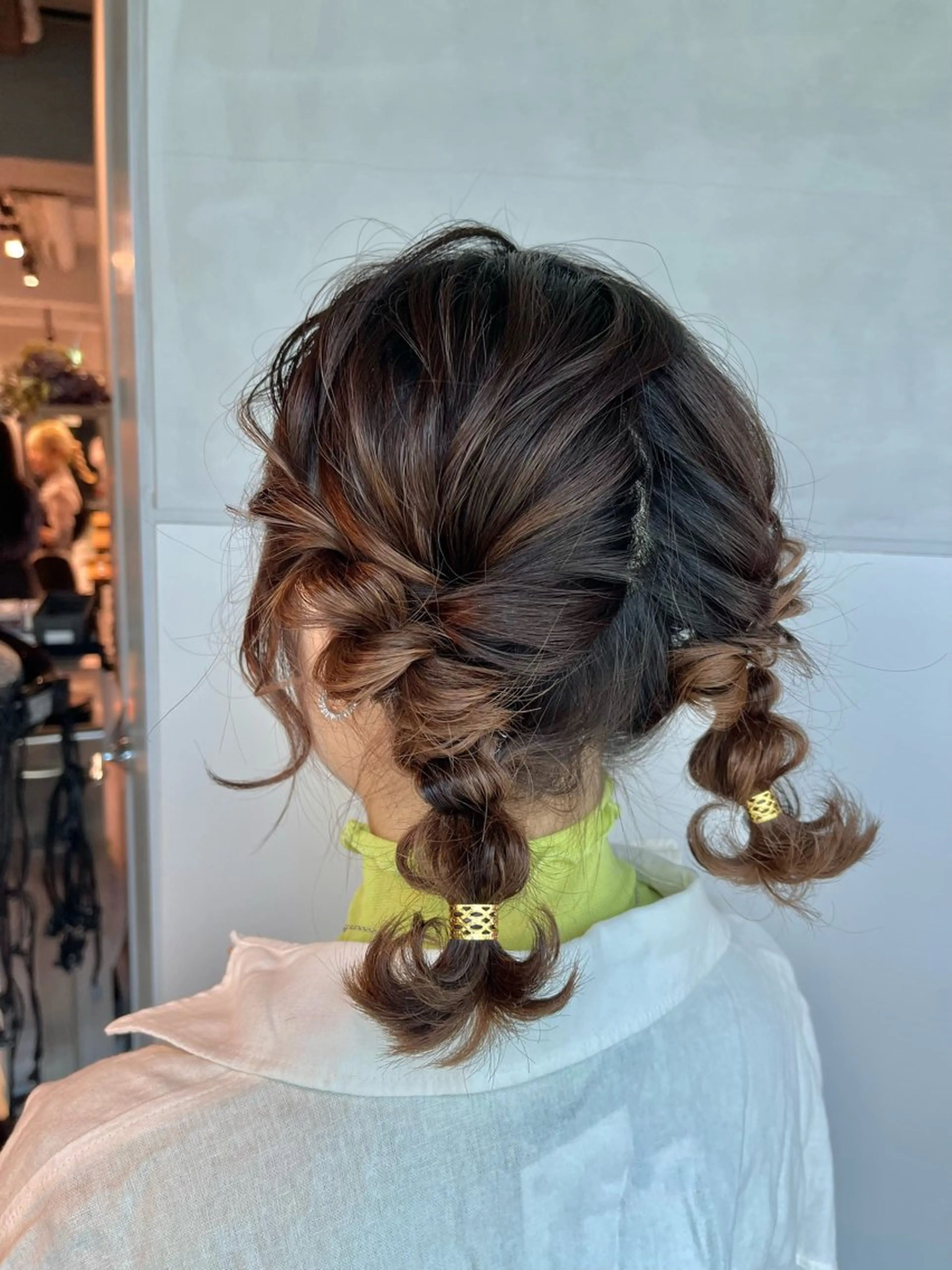 ヘアアレンジ 結婚式・ブライダル 卒業式のヘアスタイル ヘアセット charm《銀座》 ヘアセット/縮毛矯正のヘアスタイル