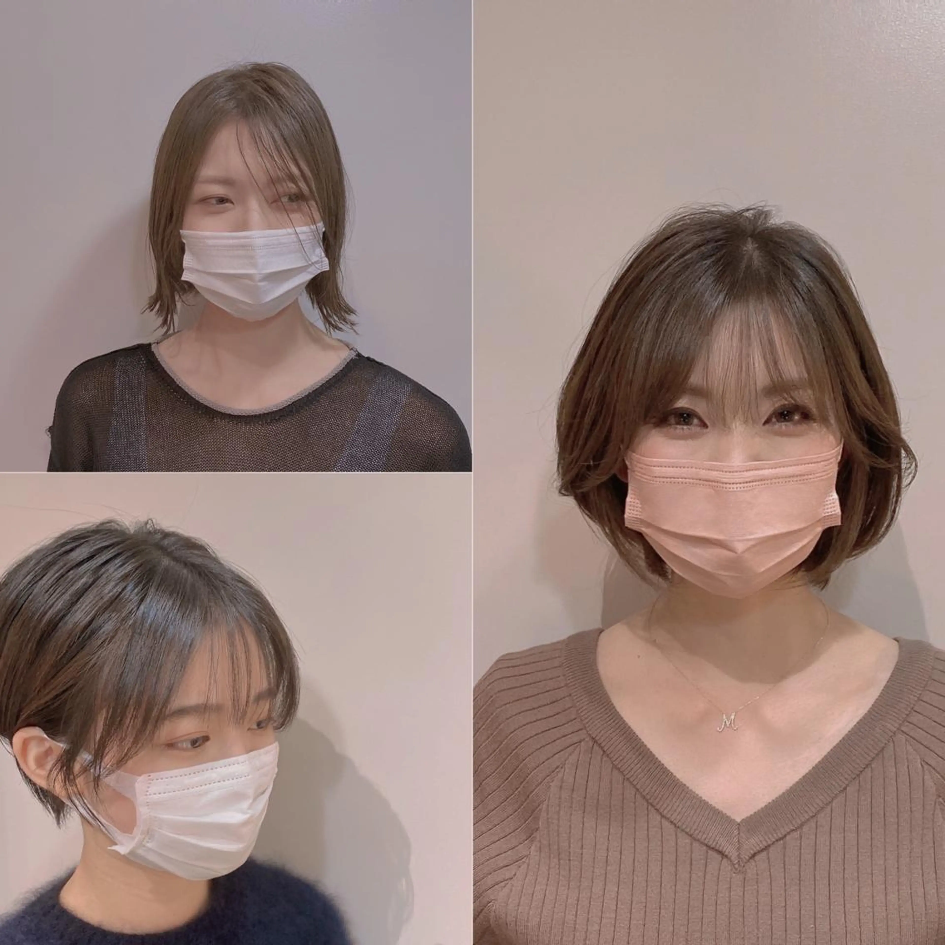 ショート パーソナルカラー lapiax阿部のヘアスタイル