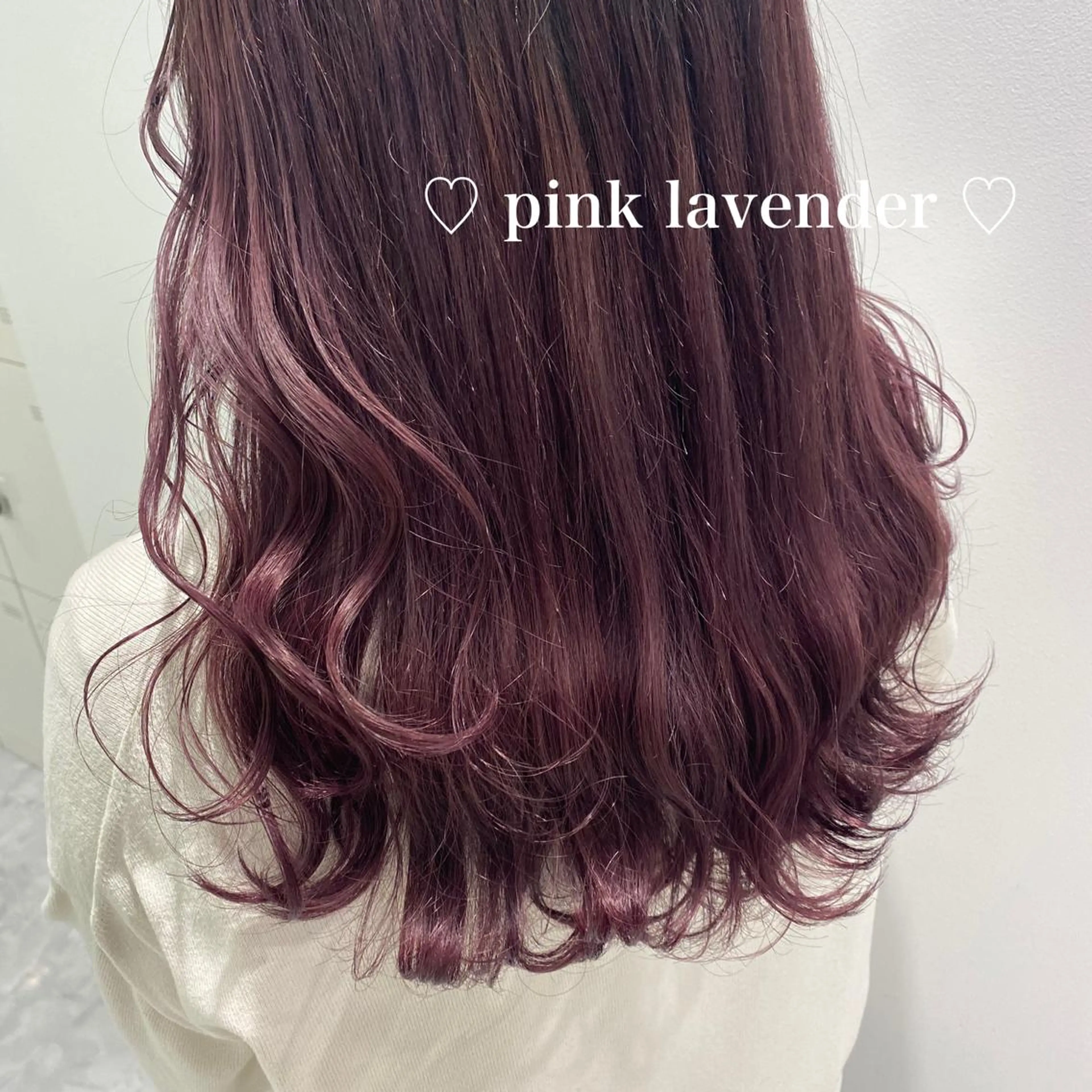 セミロング カラー パーマ ヘアアレンジ メンズ ネイル マツエク・マツパ メンズブリーチ ブリーチ ラベンダーカラー ピンクカラー ピンクラベンダー 🐩推し活🐩 FUTABA🍒のヘアスタイル