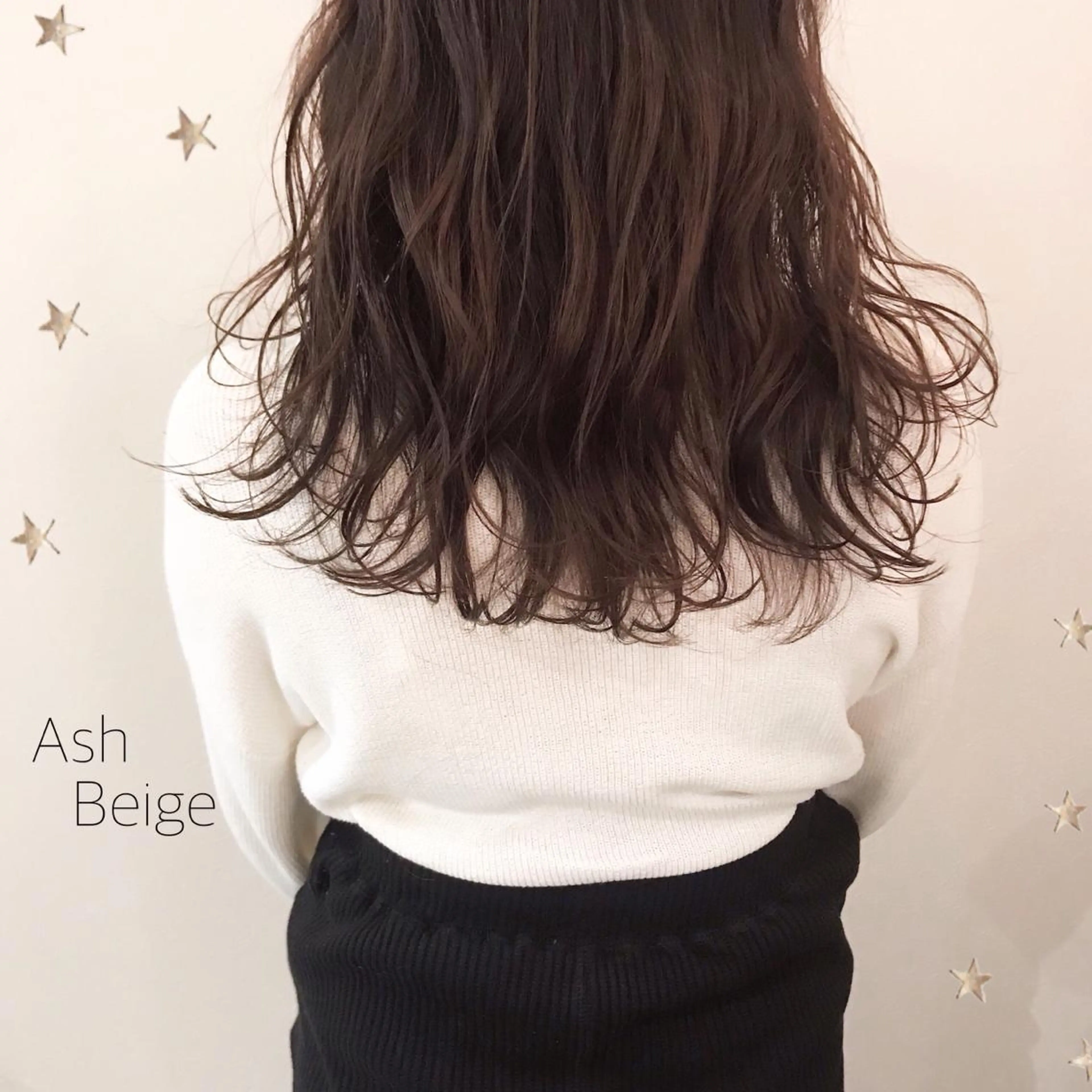 セミロング カラー 市川 千夏のヘアスタイル