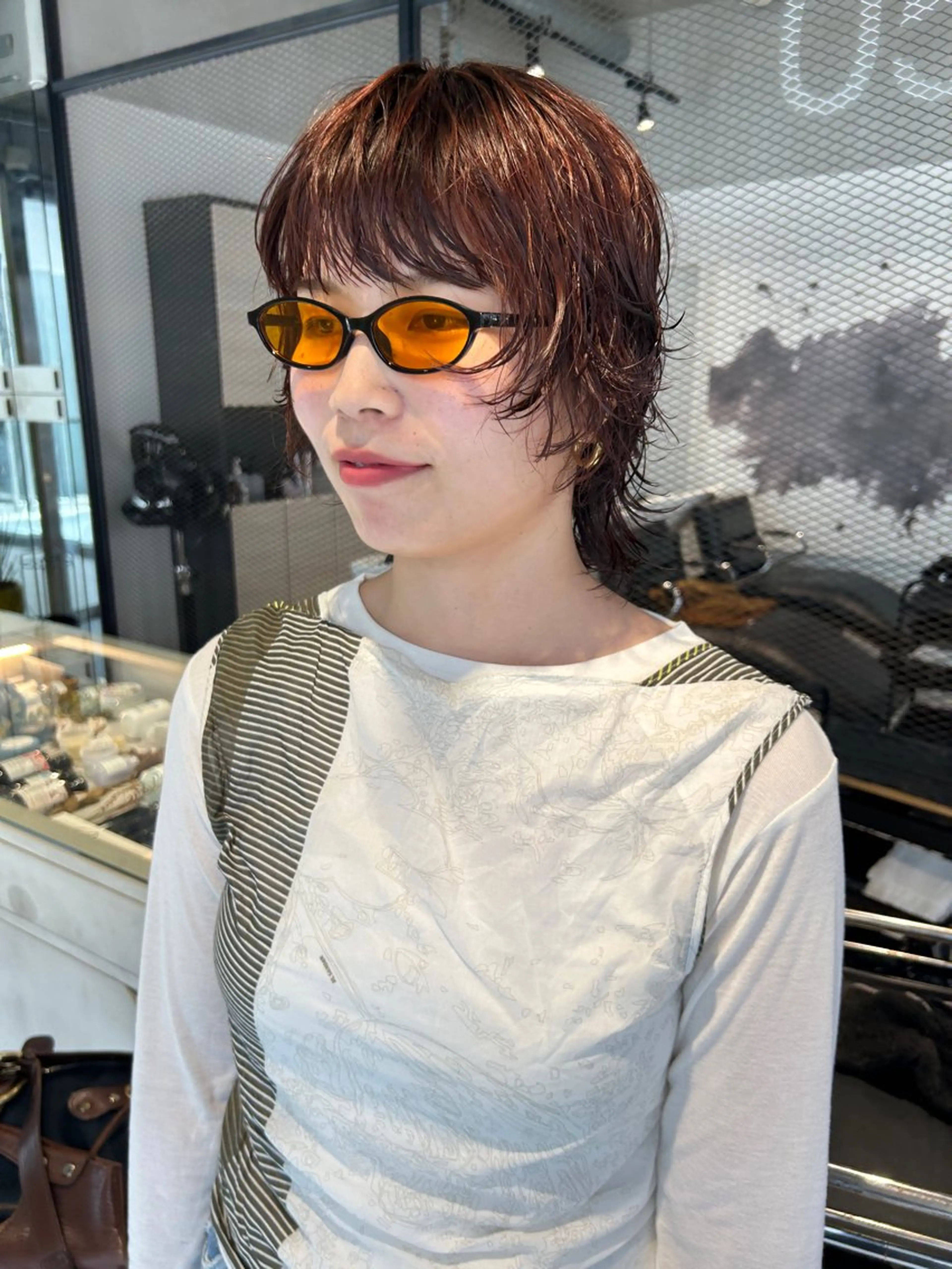 ショート パーマ ウルフカット baLon.fem/ 澤田 奈々子のヘアスタイル