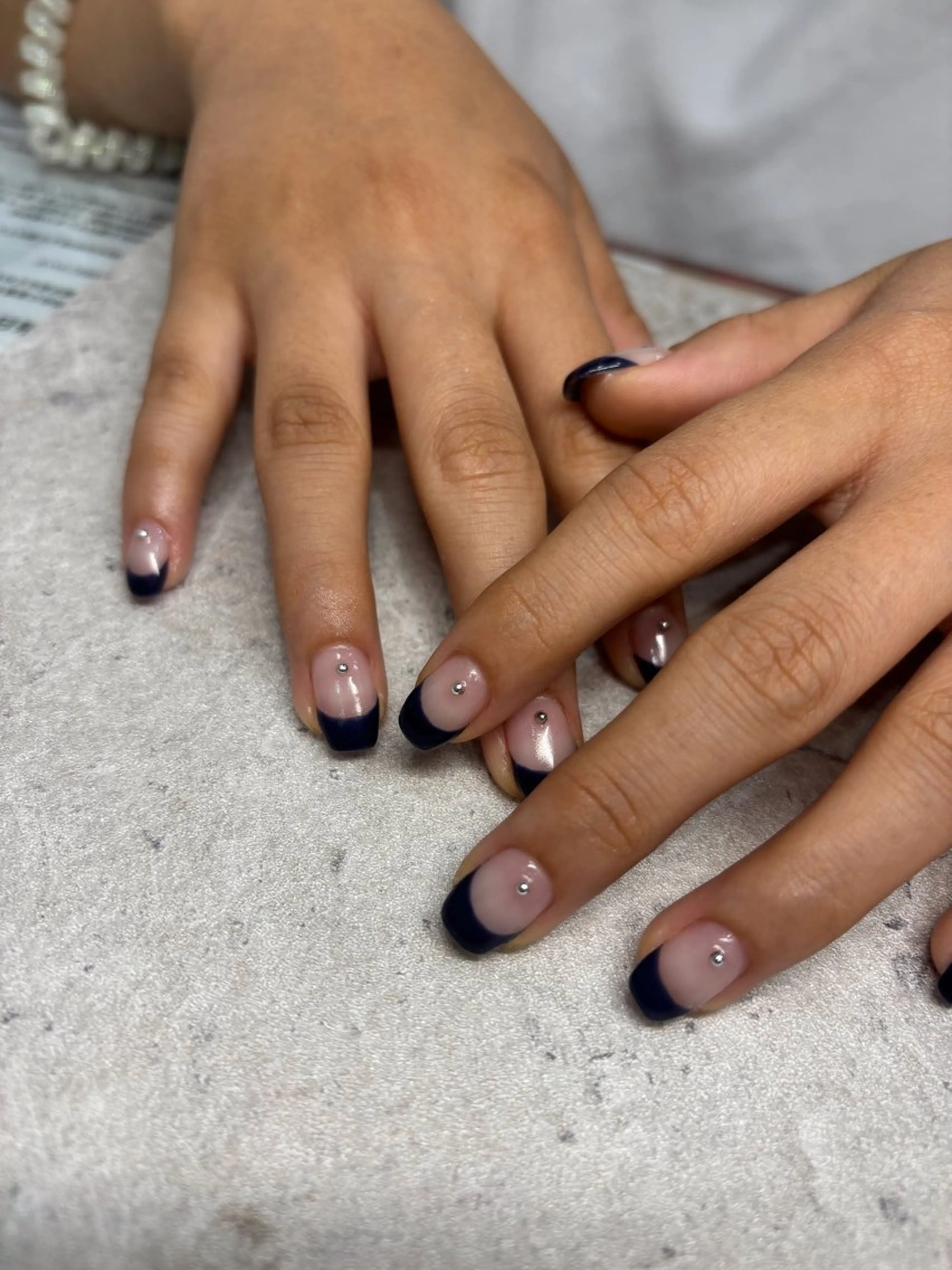 ネイル ストーンネイル ハンドネイル LICO 一宮ネイリストのネイルデザイン