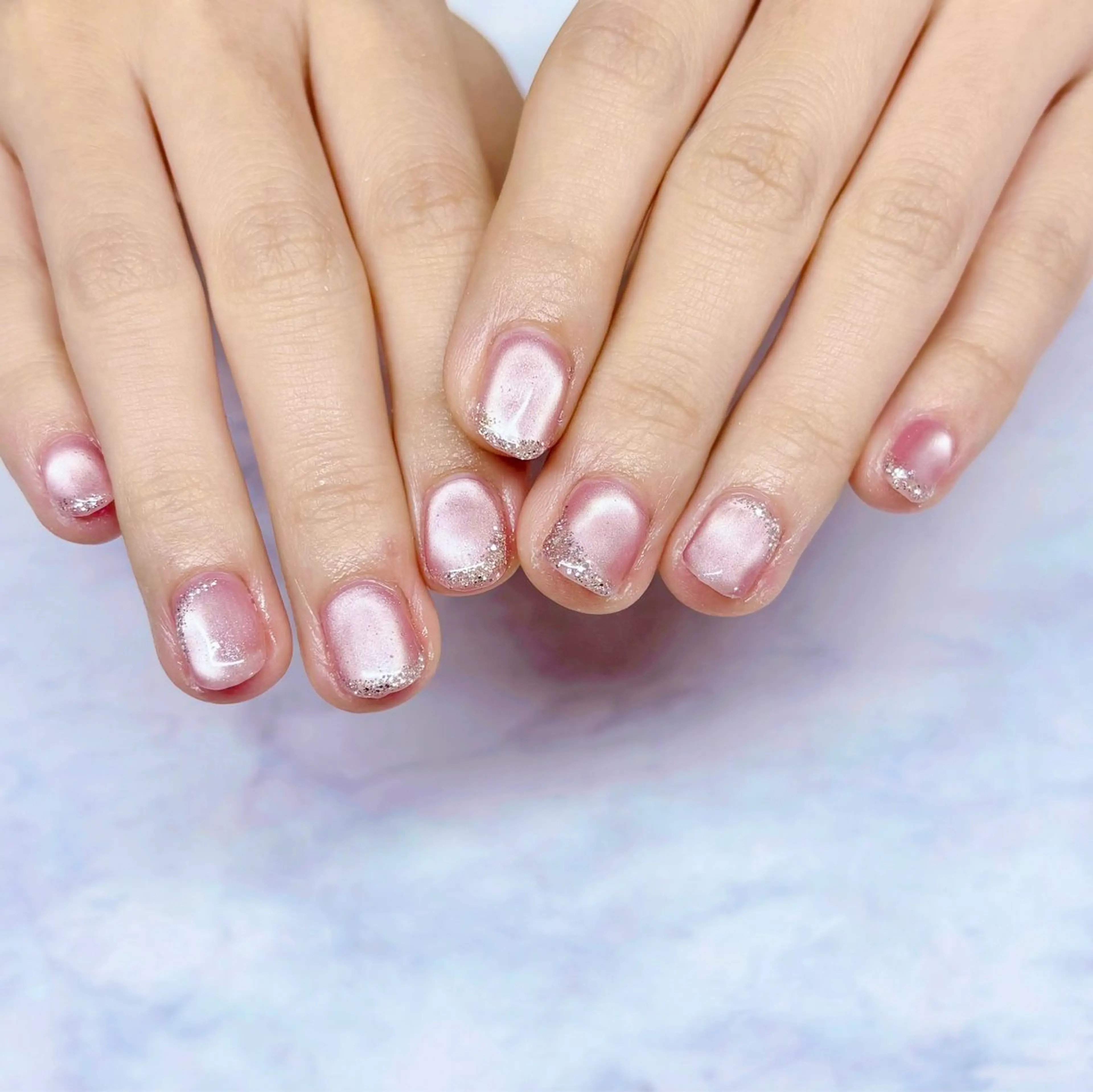 ネイル ラメ(グリッター) マグネットネイル MYu Beauty Salon  MAIのネイルデザイン