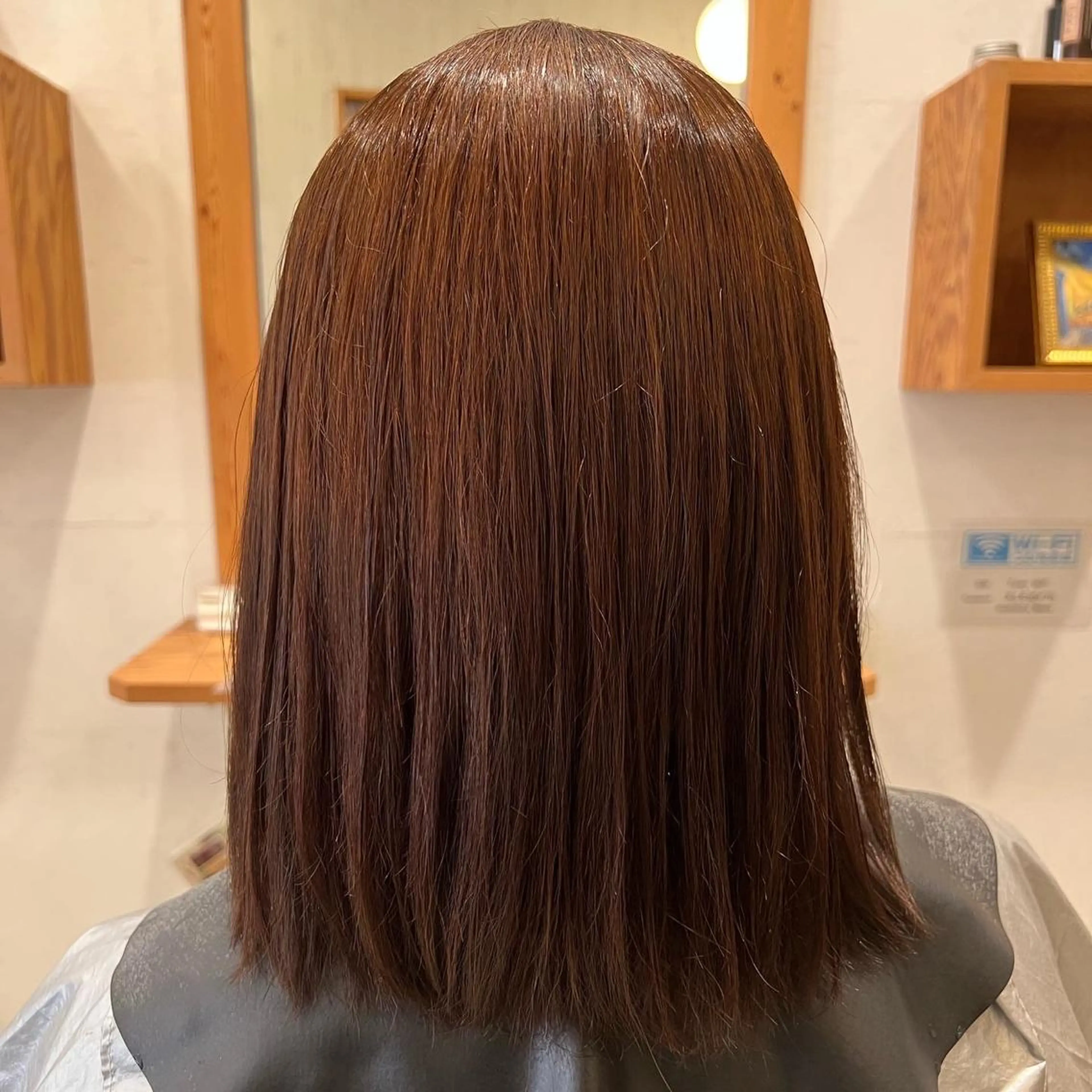 ミディアム カット ヘアカラー TELA HAIR 幕張本郷店 千尋のヘアスタイル