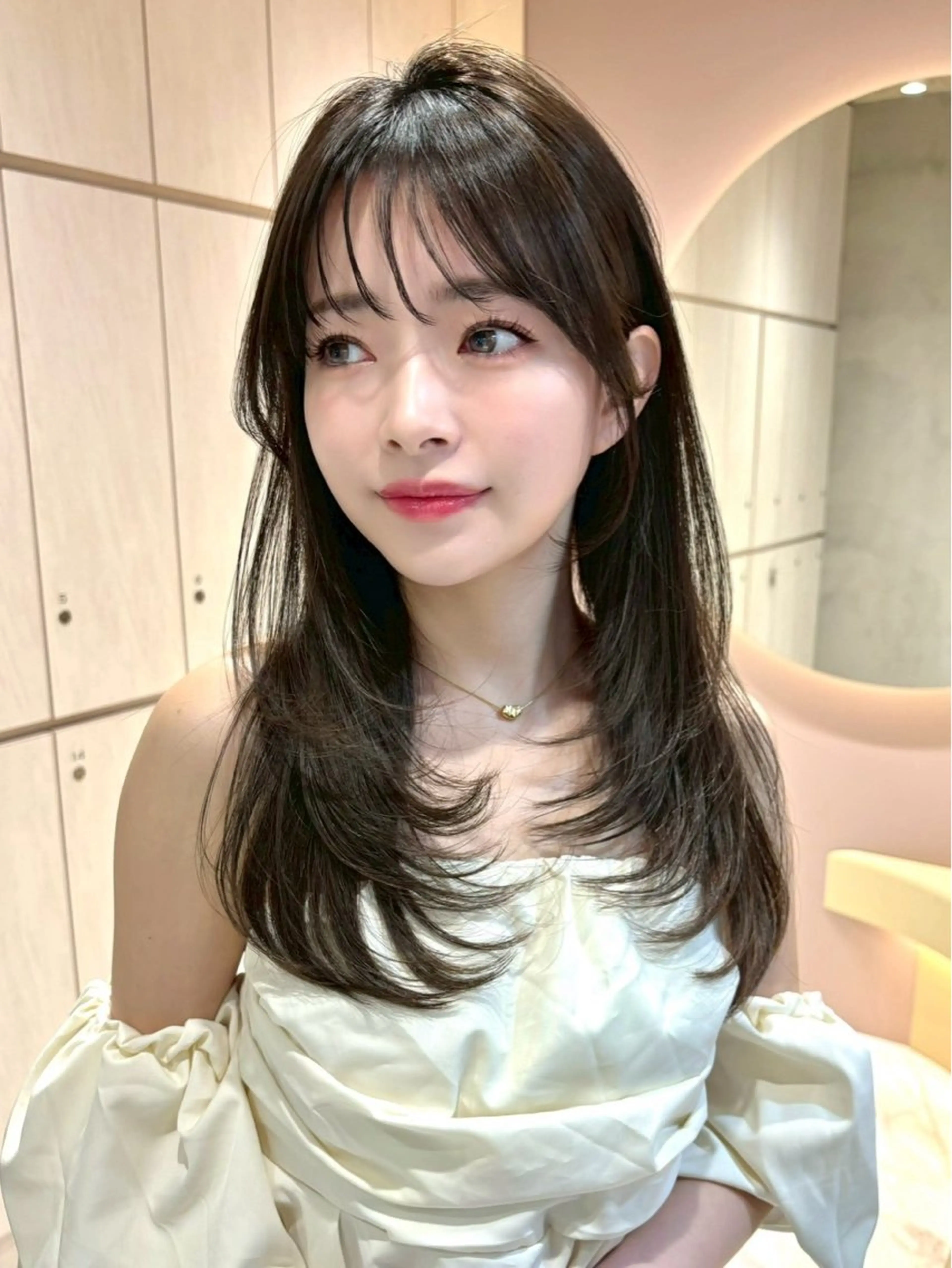 ロング カット ヘアカラー 縮毛矯正 トリートメント 大宮｜髪質改善×韓国 レイヤー💎しょうまのヘアスタイル