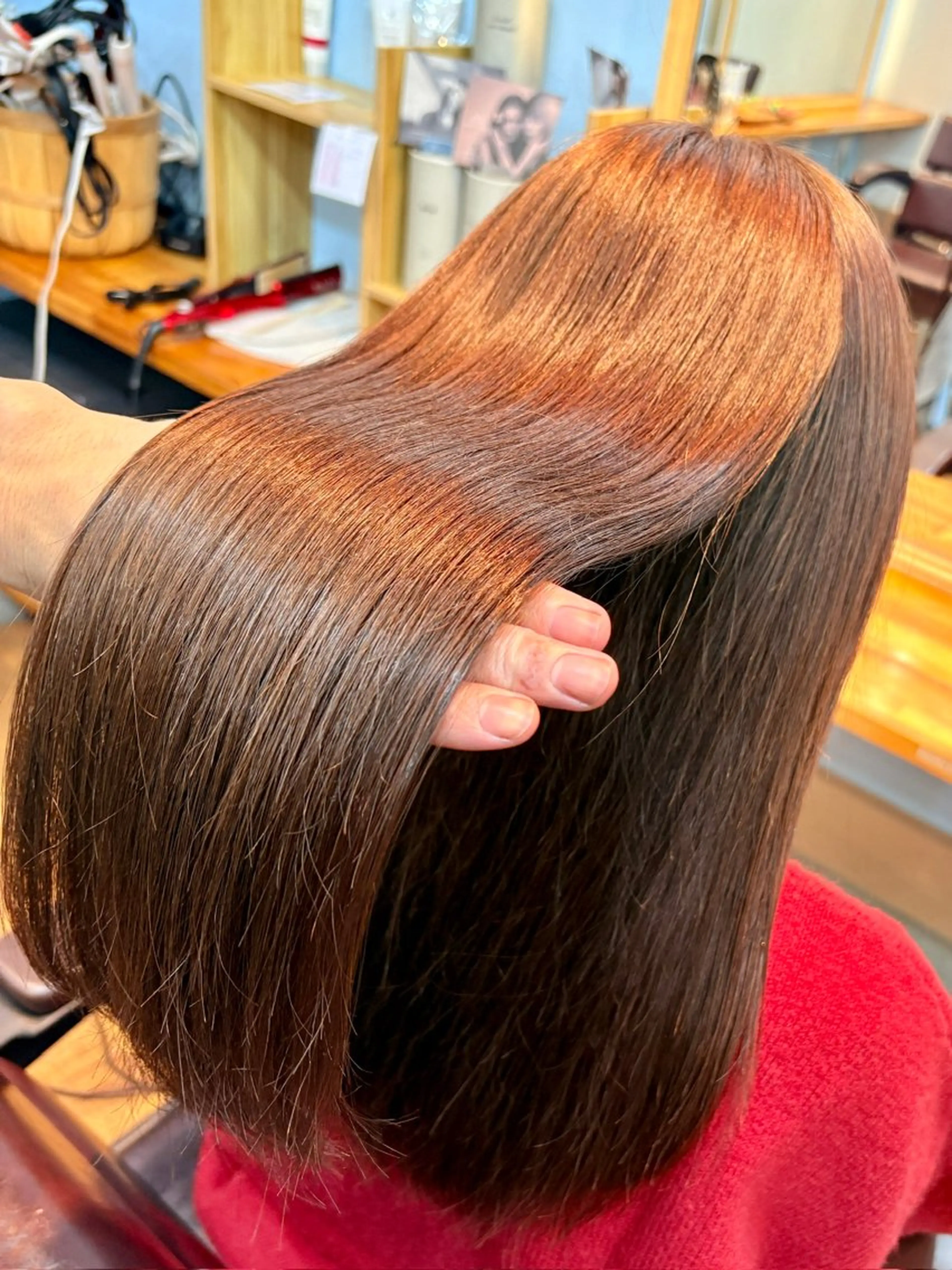 ロング カラー ヘアカラー トリートメント 髙木 優人のヘアスタイル