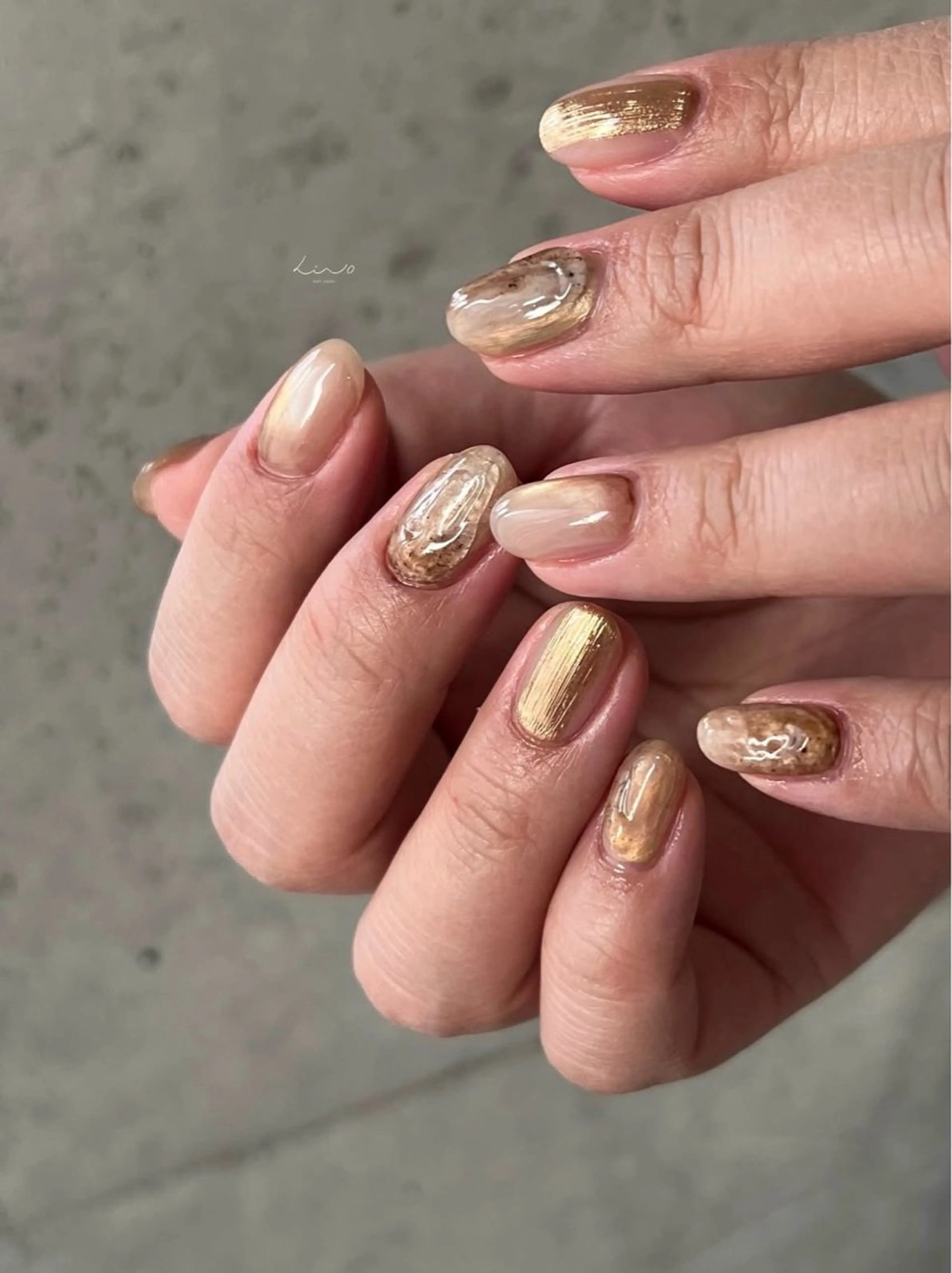 ネイル ハンドネイル lino 大阪本町店のネイルデザイン