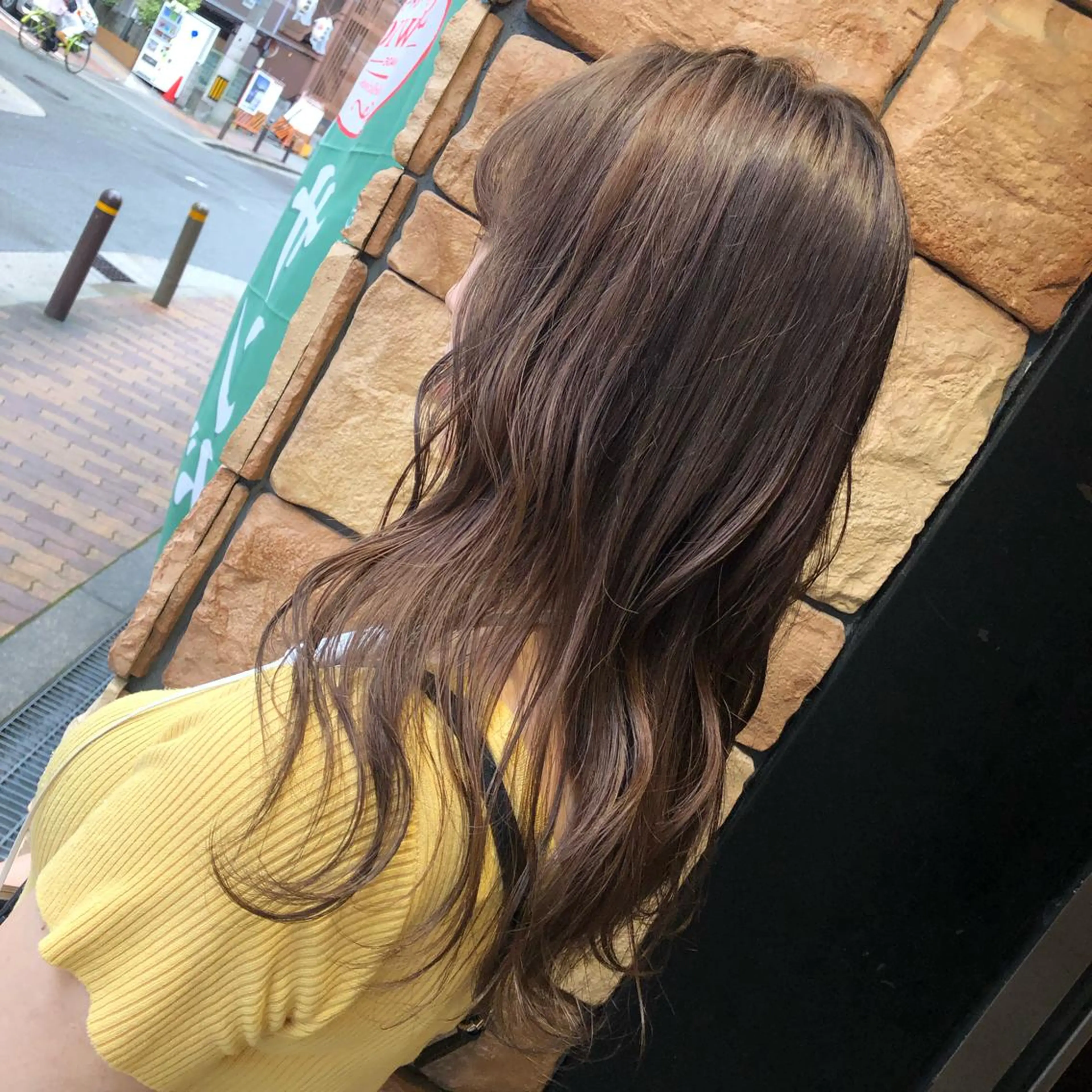ロング カット ヘアカラー 野上 綾香のヘアスタイル