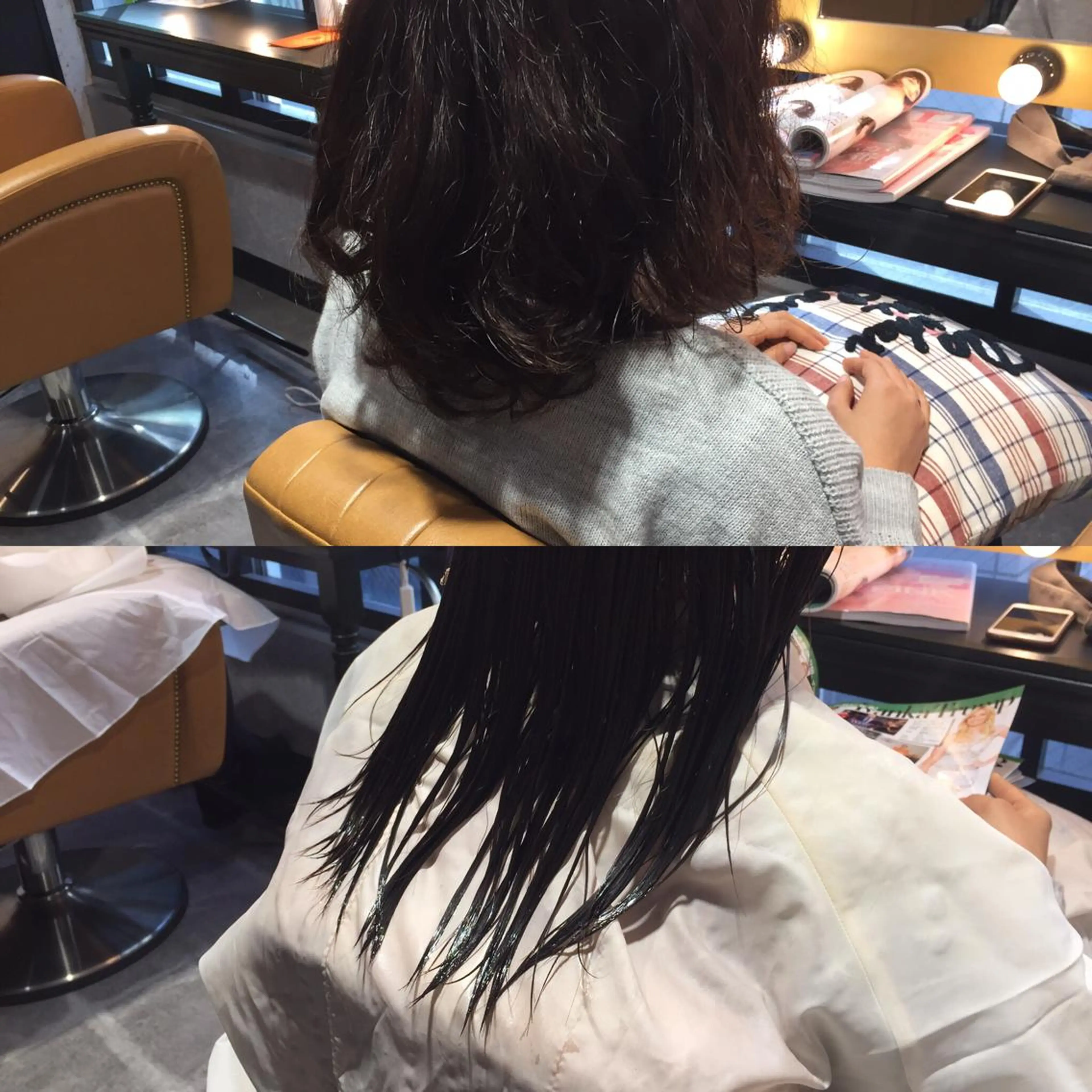 ミディアム カラー パーマ ヘアアレンジ メンズ キッズ ネイル マツエク・マツパ 韓国ヘア♡おくれ毛♡ ボブ♡sayakaのヘアスタイル