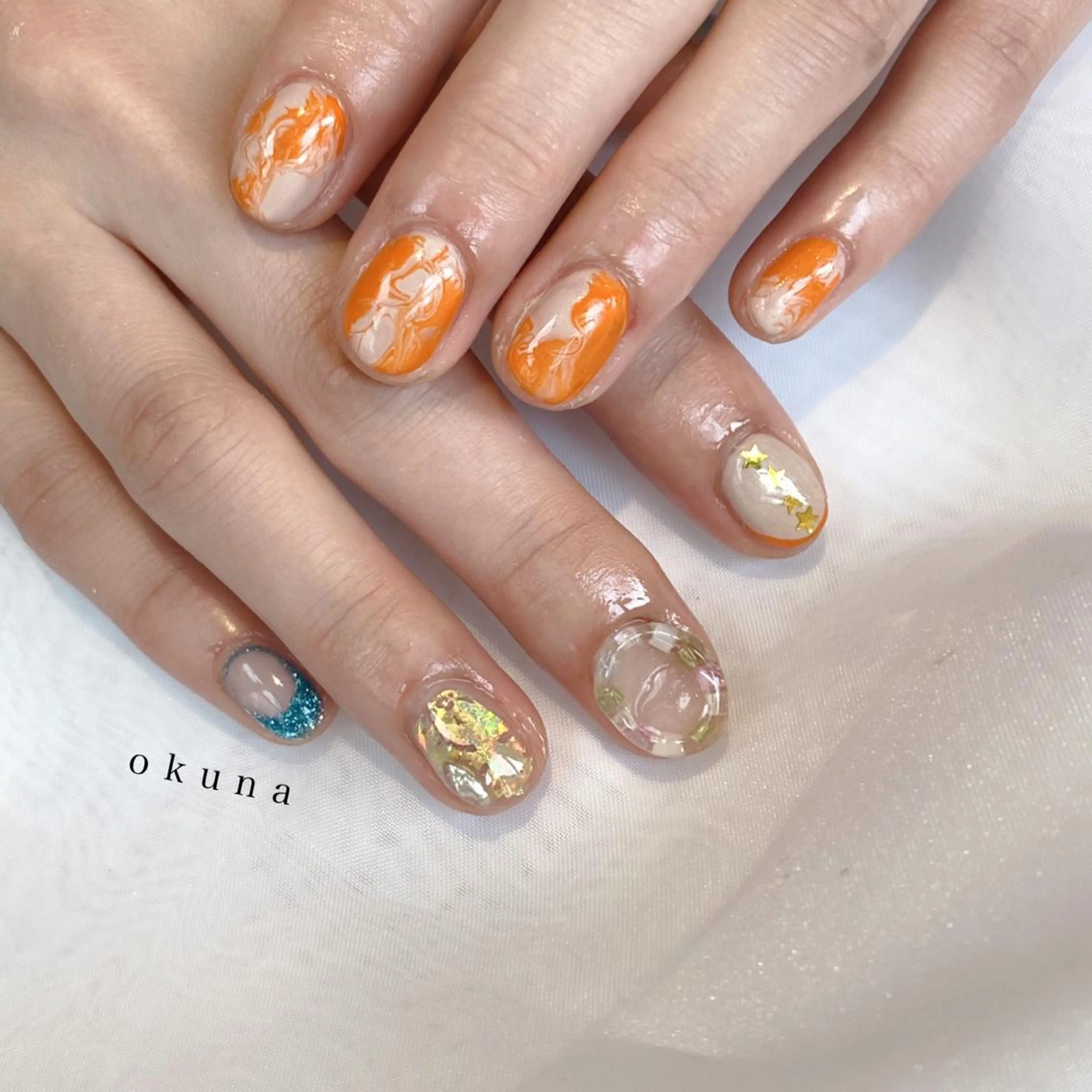 ネイル ニュアンスネイル パンチャパンチャ ネイルサロンのネイルデザイン