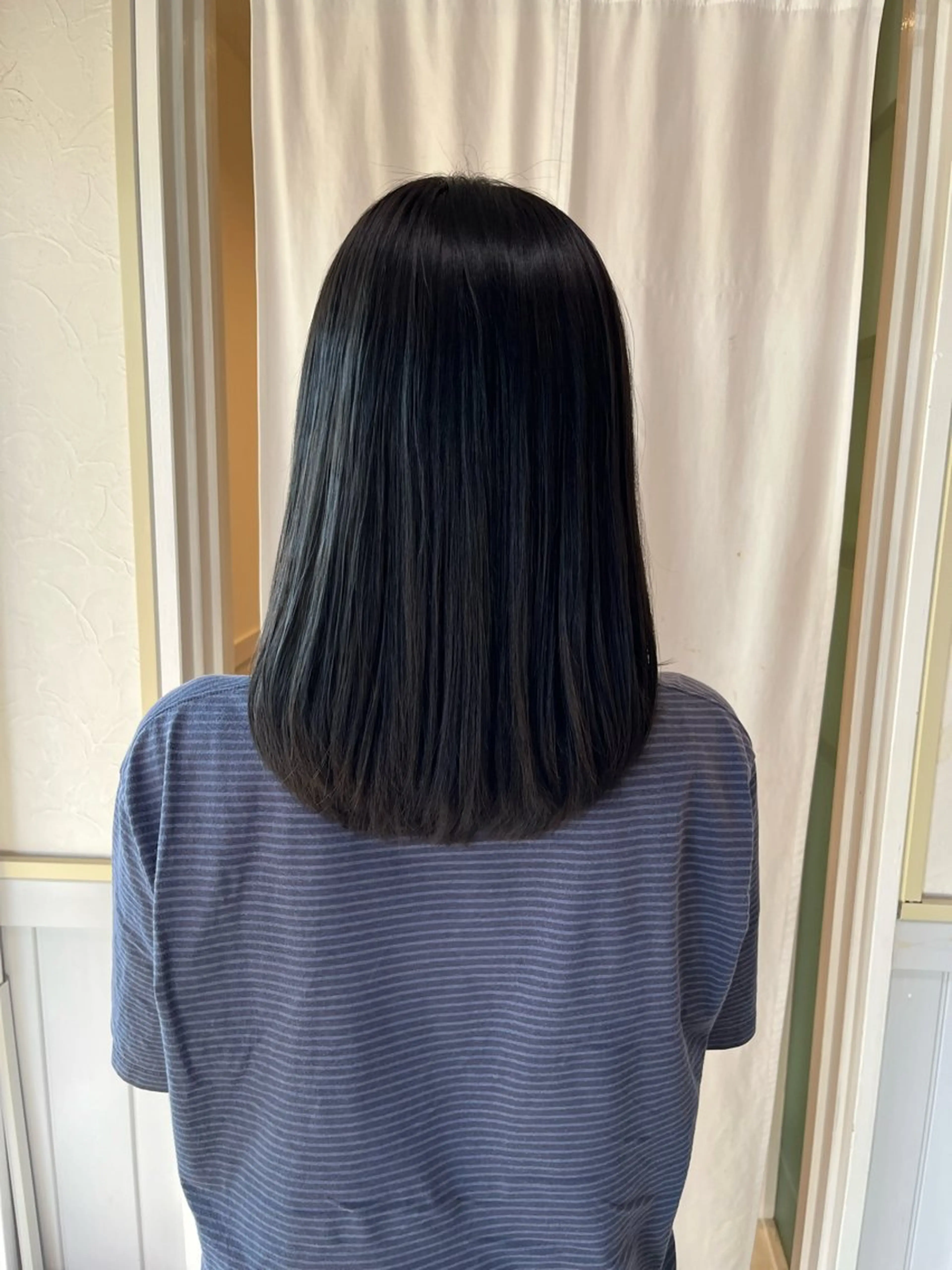 セミロング カラー カット ヘアカラー トリートメント 金沢市/美容師/ 岡島由希美のマツエク・マツパデザイン