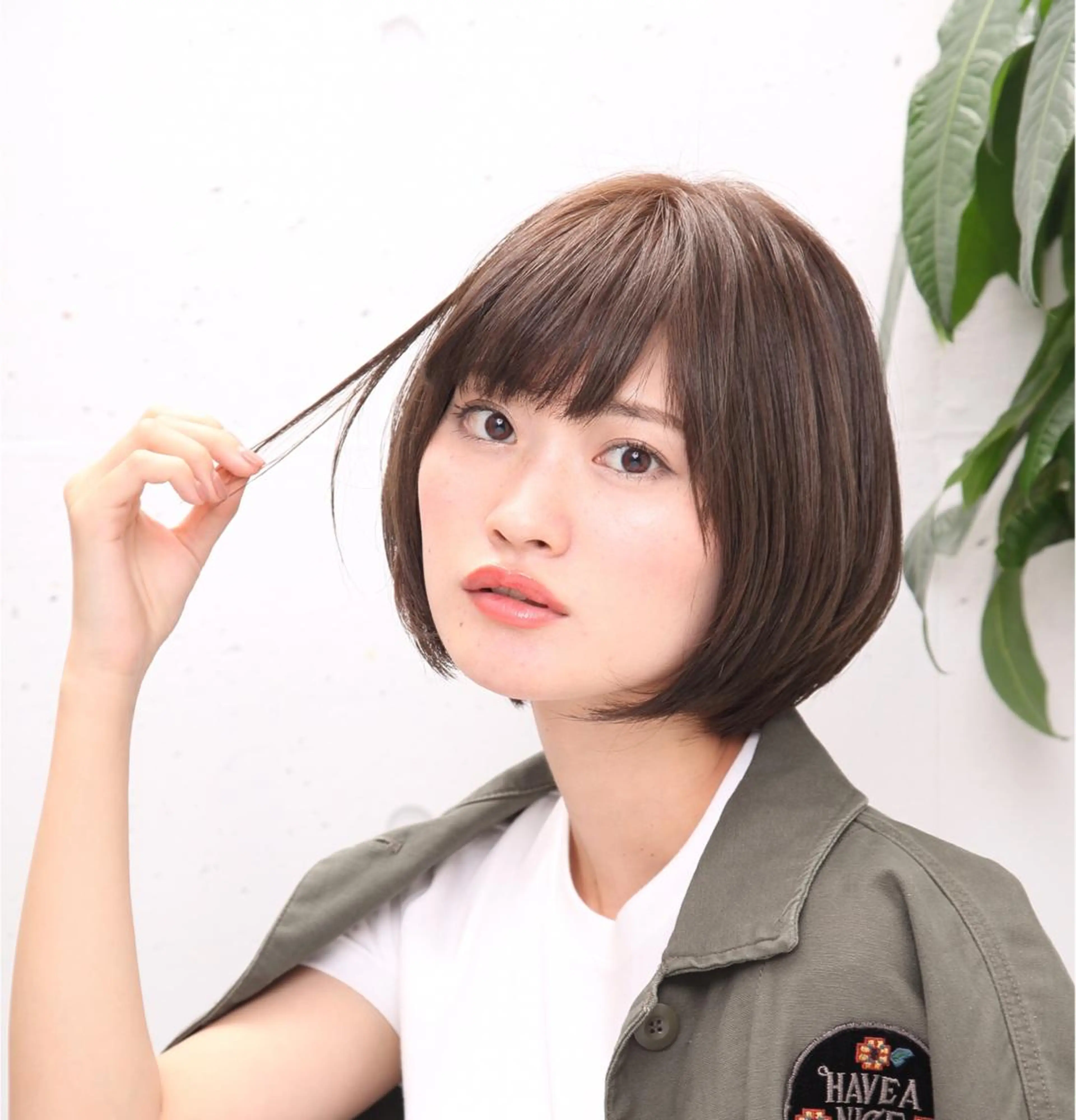 ショート カラー ボブ みうら ミウラのヘアスタイル