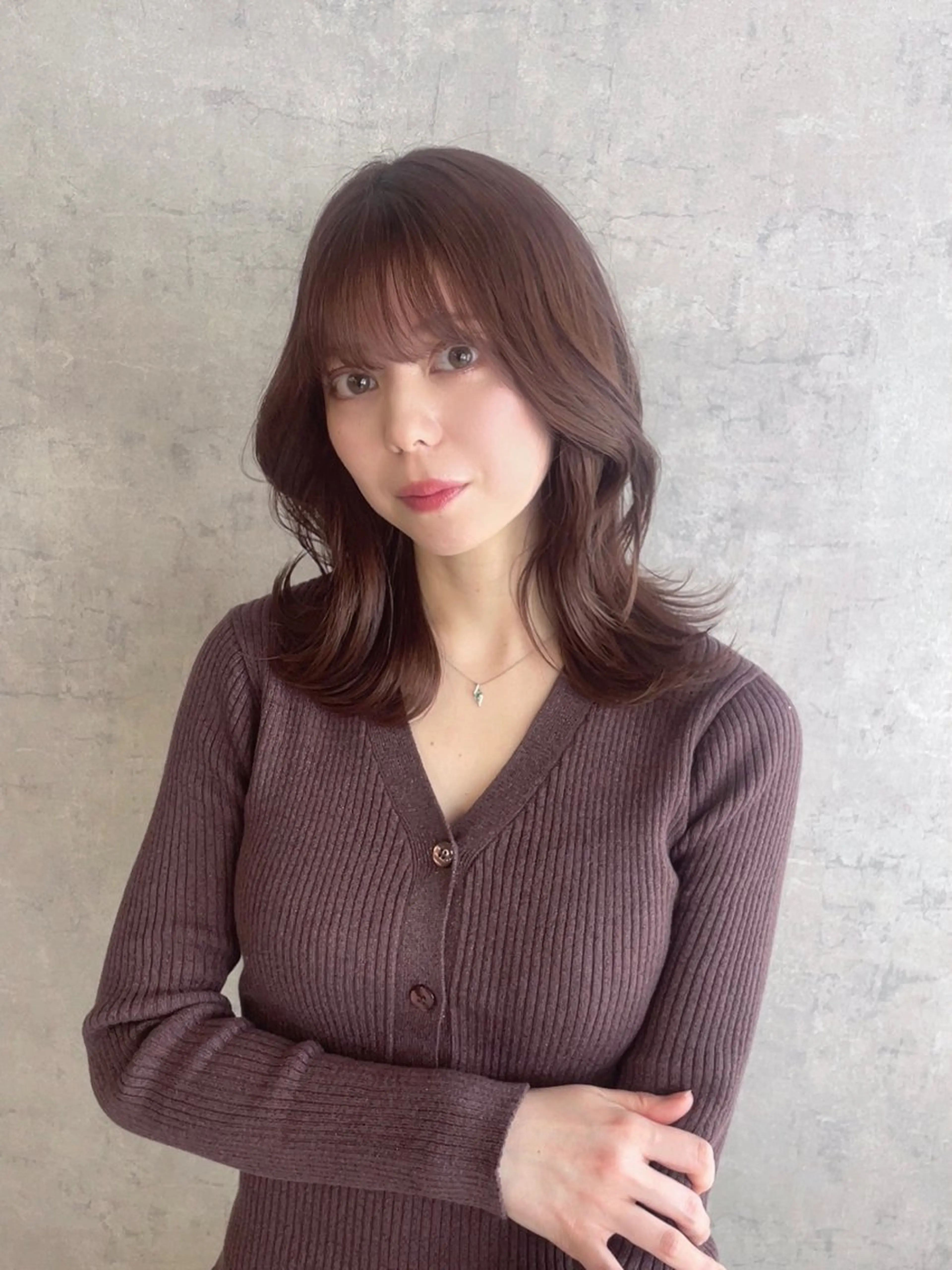 ミディアム トレンド韓国レイヤー 🇰🇷のんのヘアスタイル