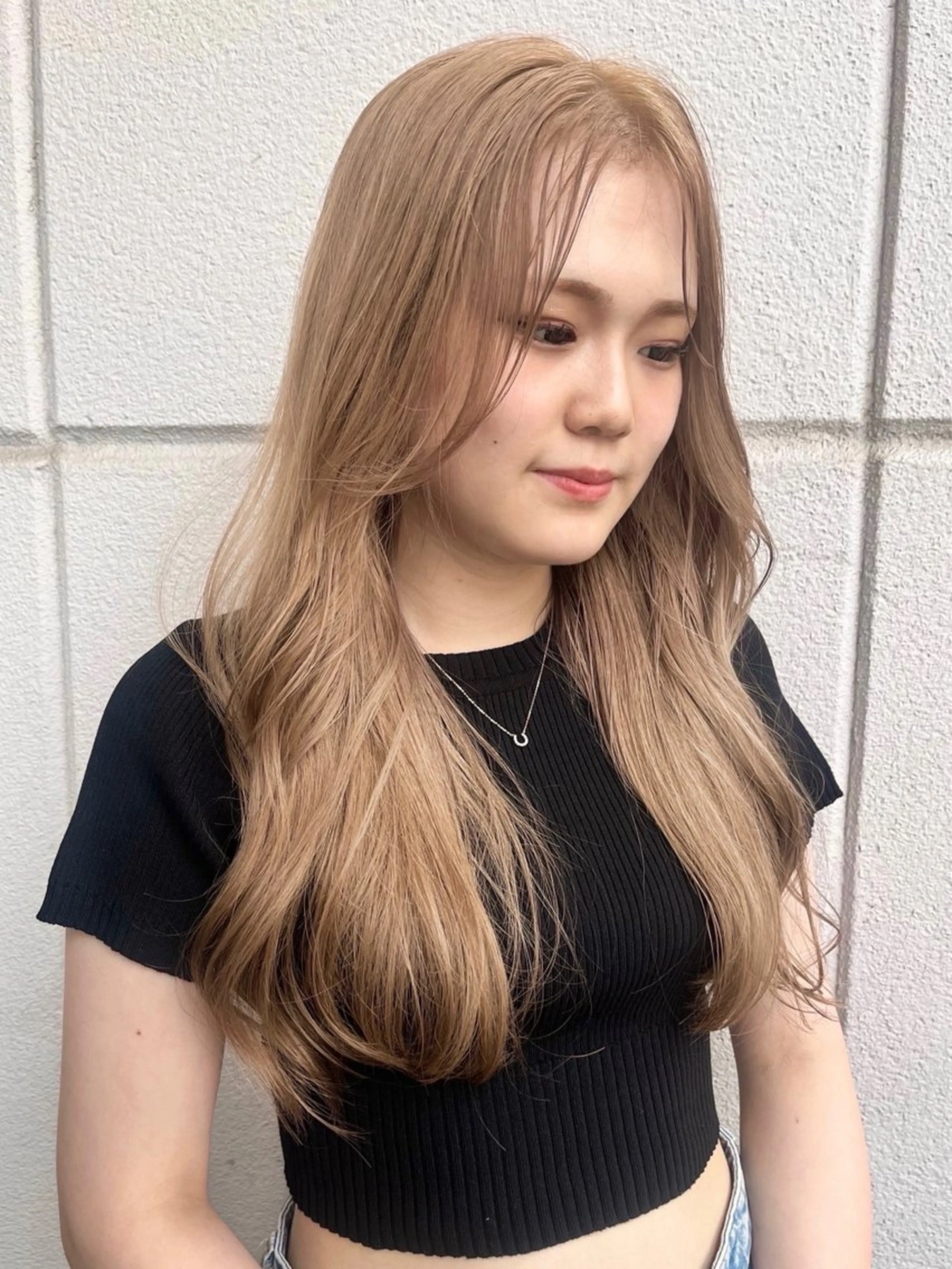 ロング カラー レイヤーカット/韓国 ヘア/ honokaのヘアスタイル