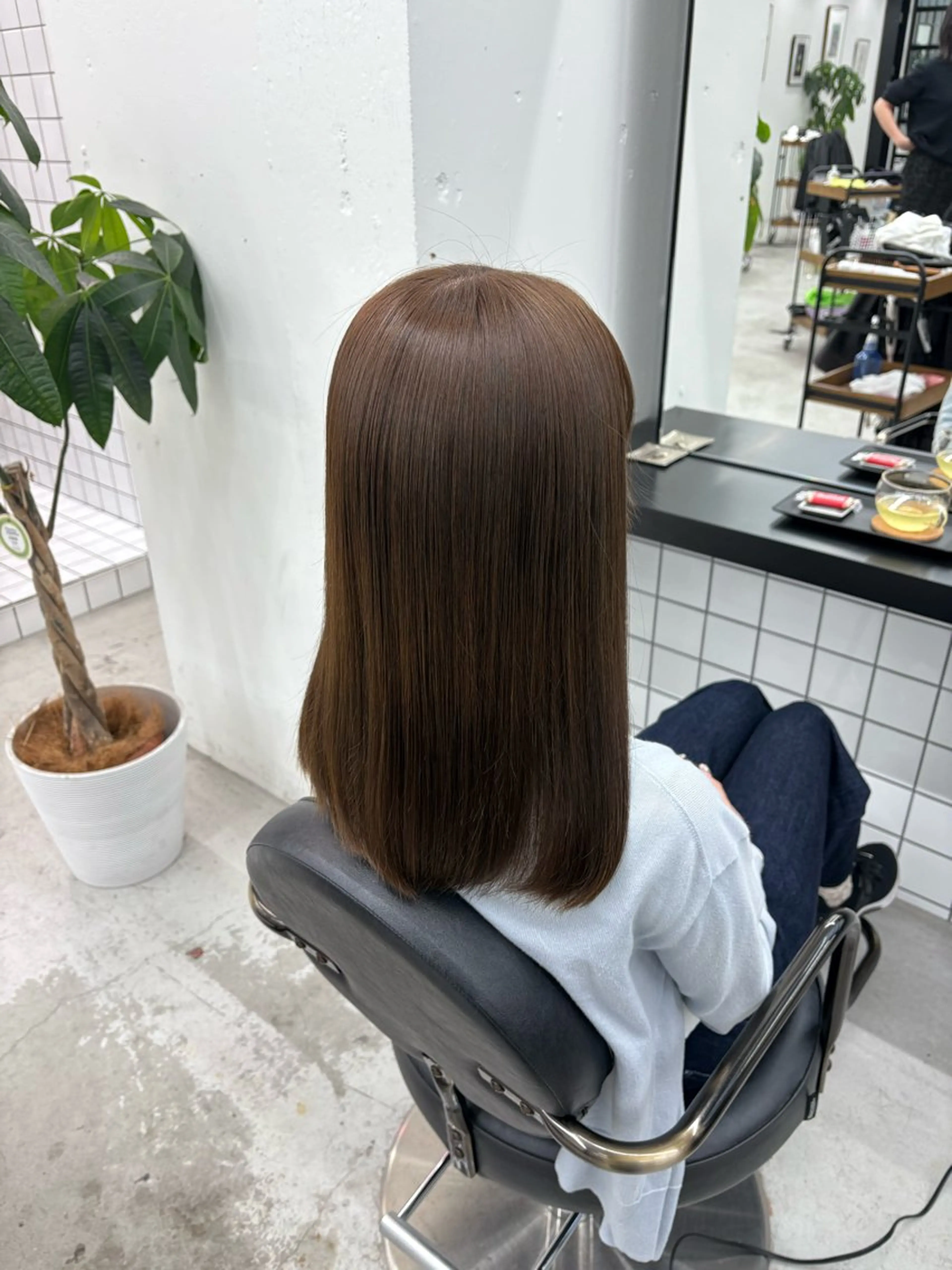 セミロング カラー 🌟ゆりあ🌟 JILLSTUDIOのヘアスタイル