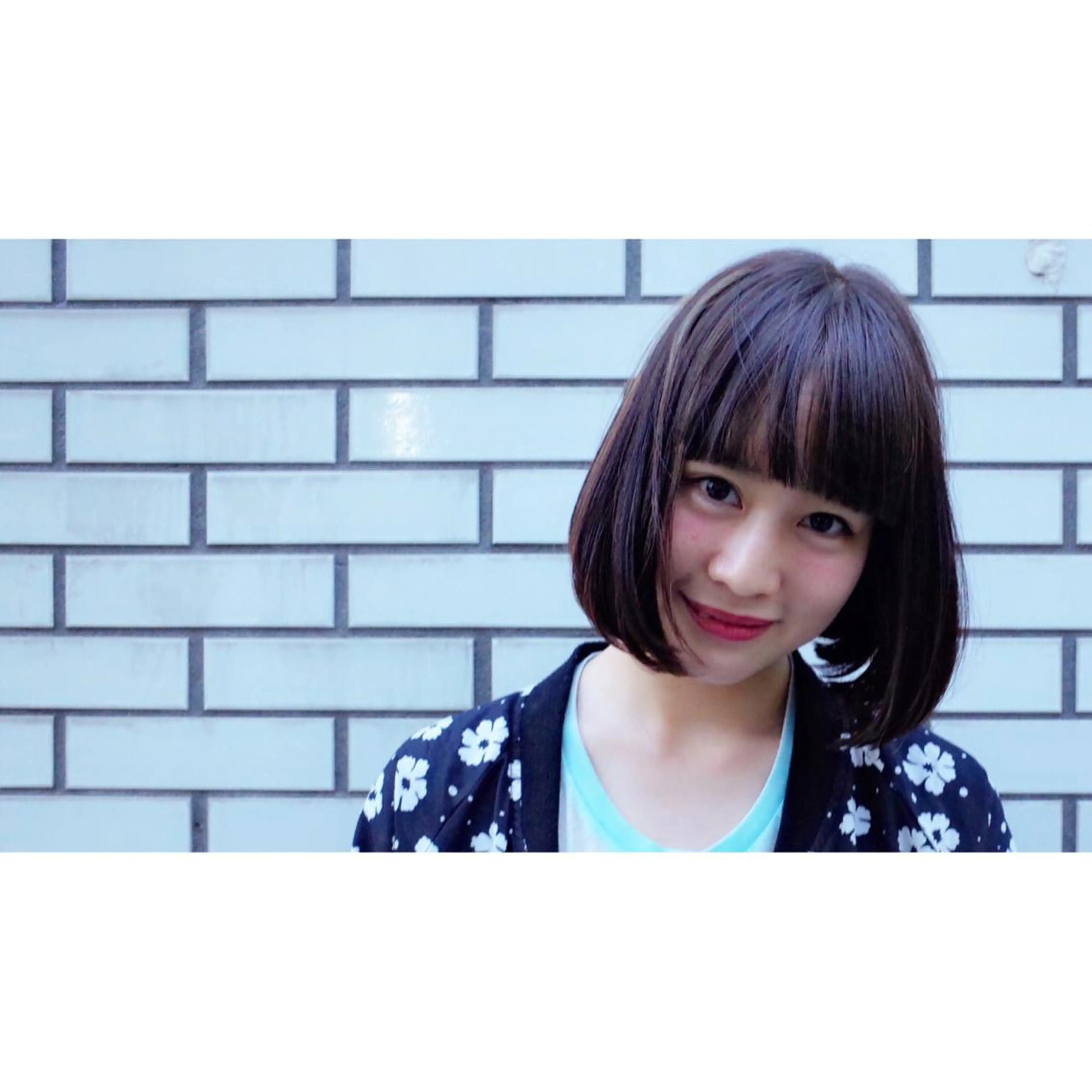 カラー 透明感カラー ボブ 当日予約🆗✂︎ ウエモト　タクのヘアスタイル