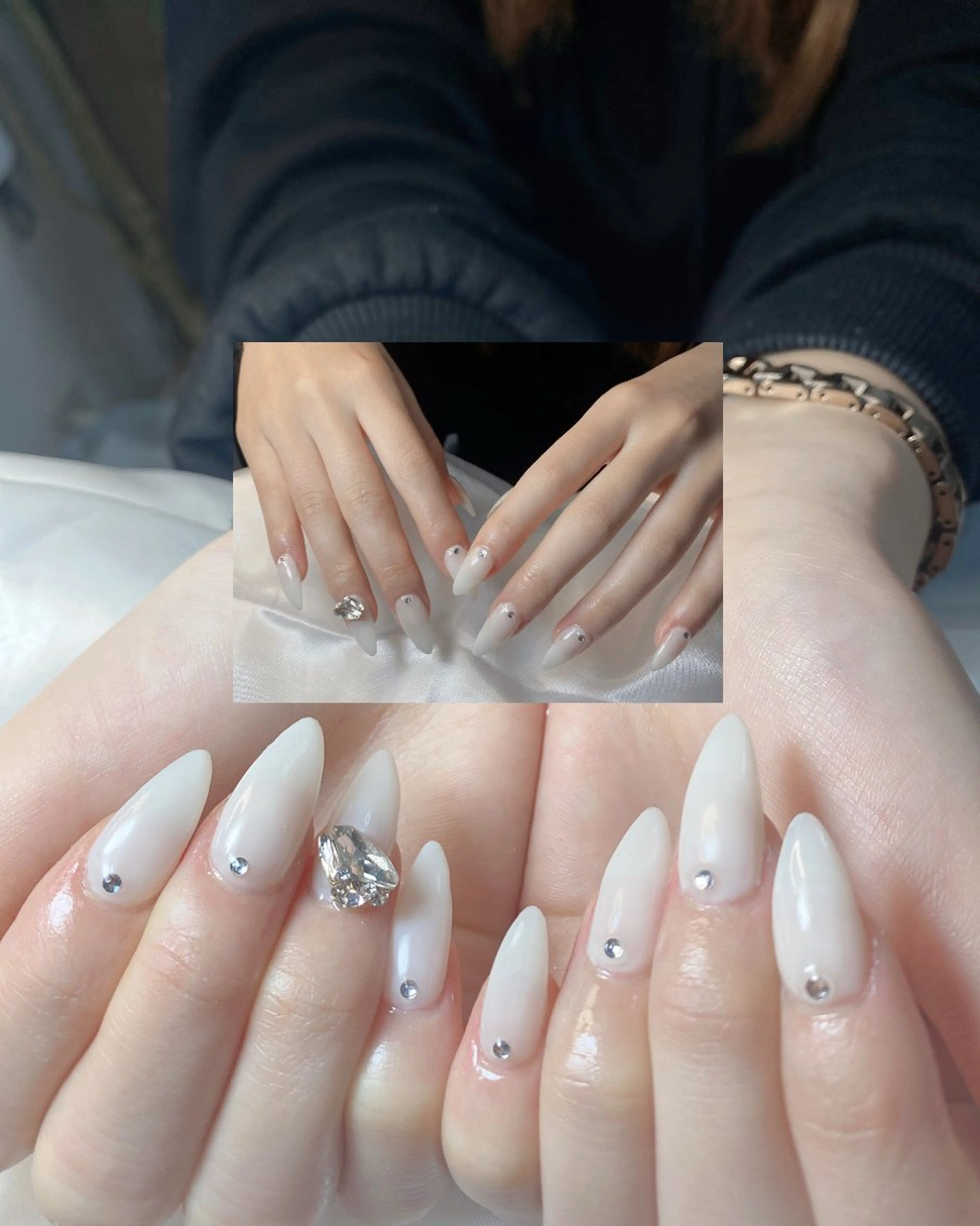 パーマ ハイネイル 自宅サロンのネイルデザイン