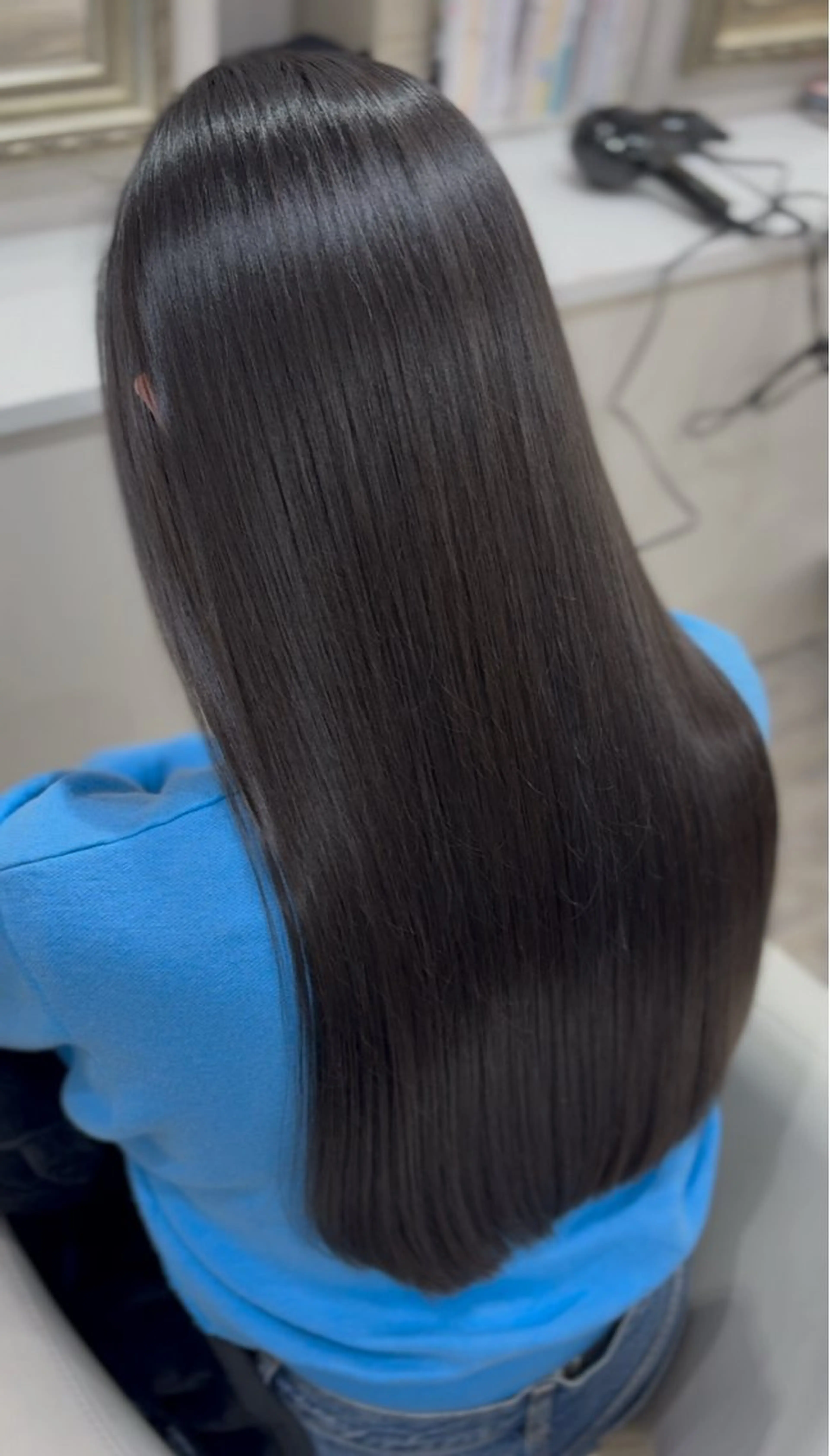 縮毛矯正＋カットの写真