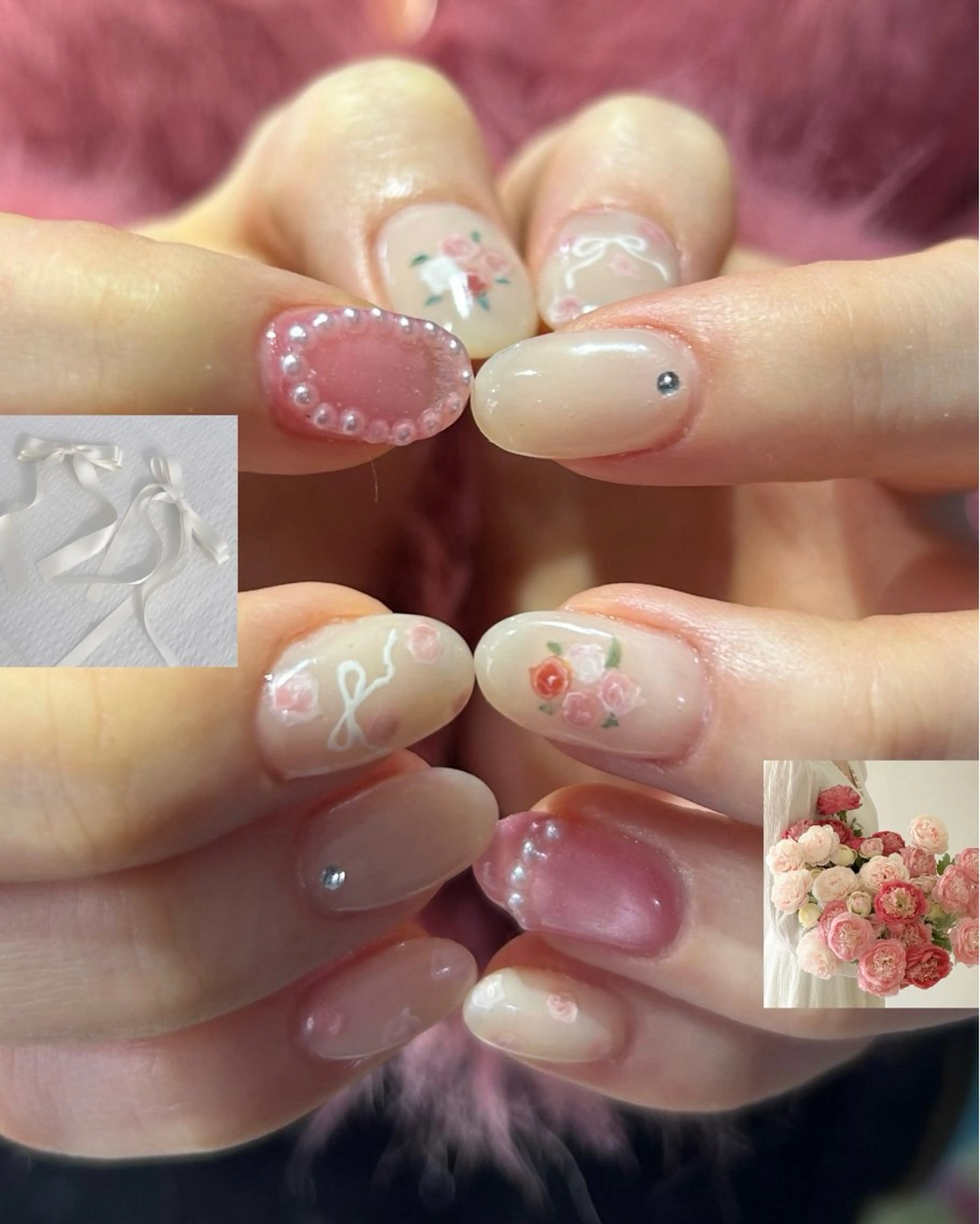 ネイル ハンドネイル フットネイル ASA nail / アート☀︎ニュアンスのネイルデザイン