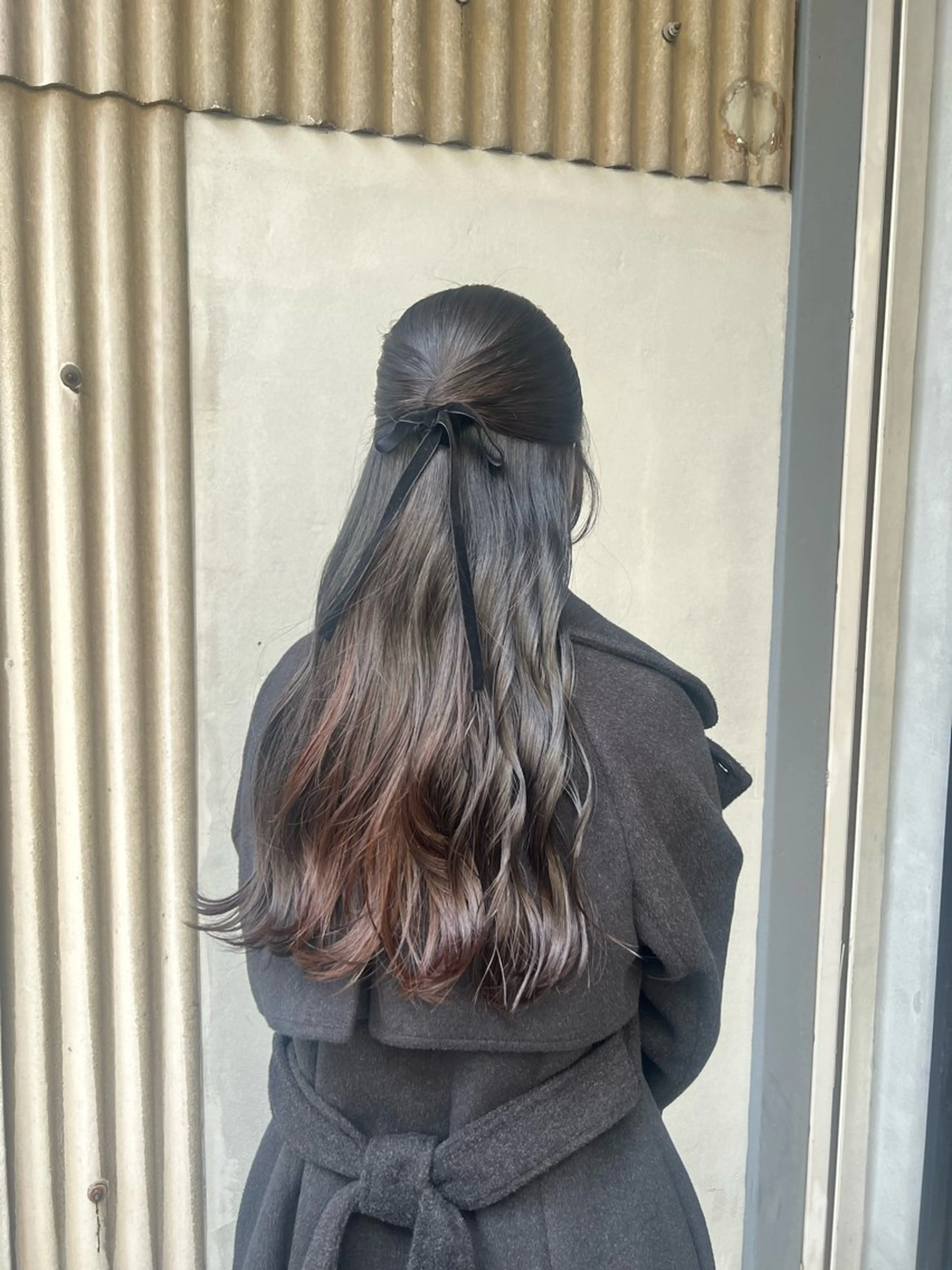 ヘアアレンジ ハーフアップ あやの/ボブカット /アレンジのヘアスタイル