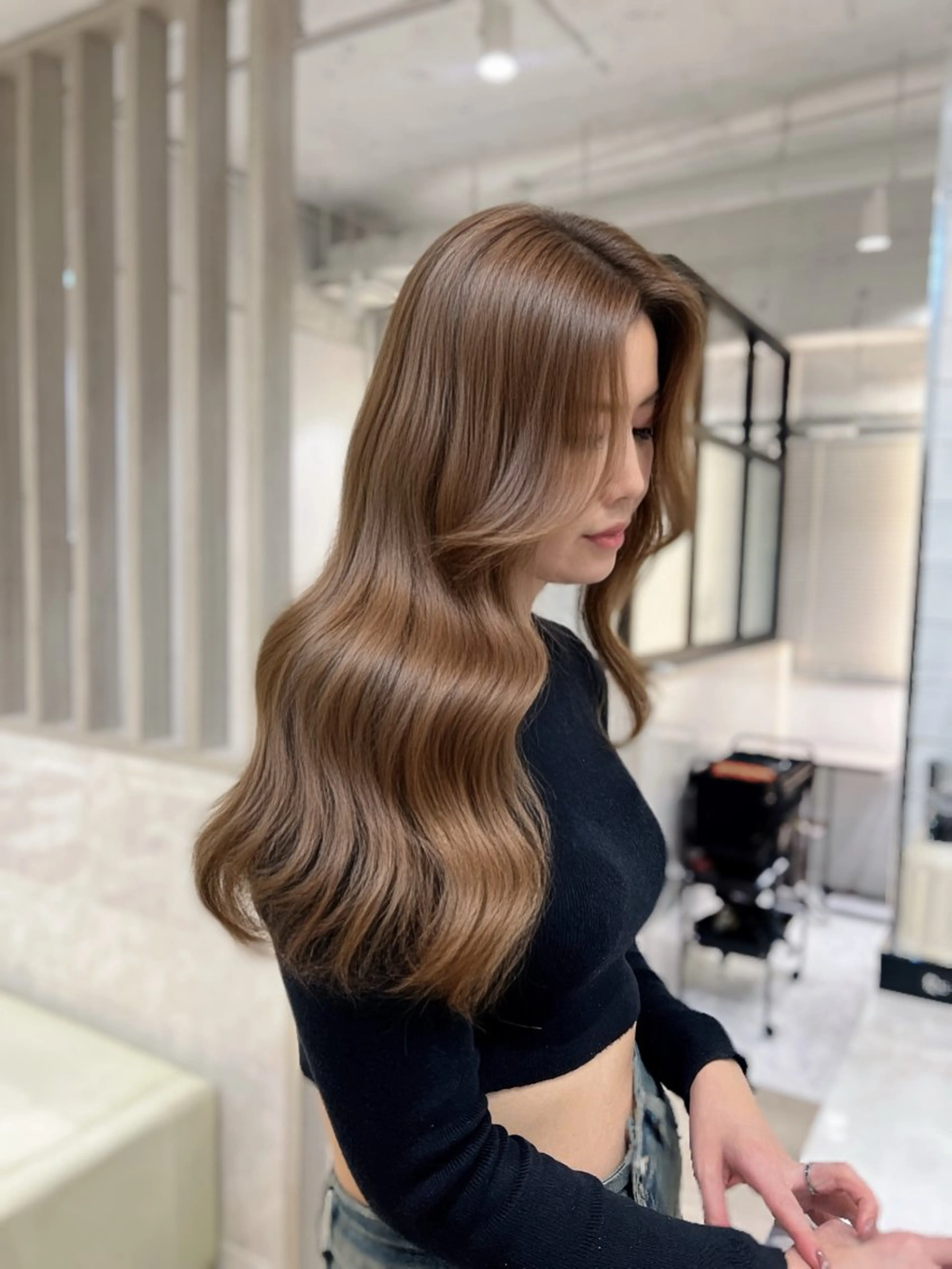 ロング カット ヘアカラー &chaLme所属・Ayumi/心斎橋 スタイリストのヘアスタイル