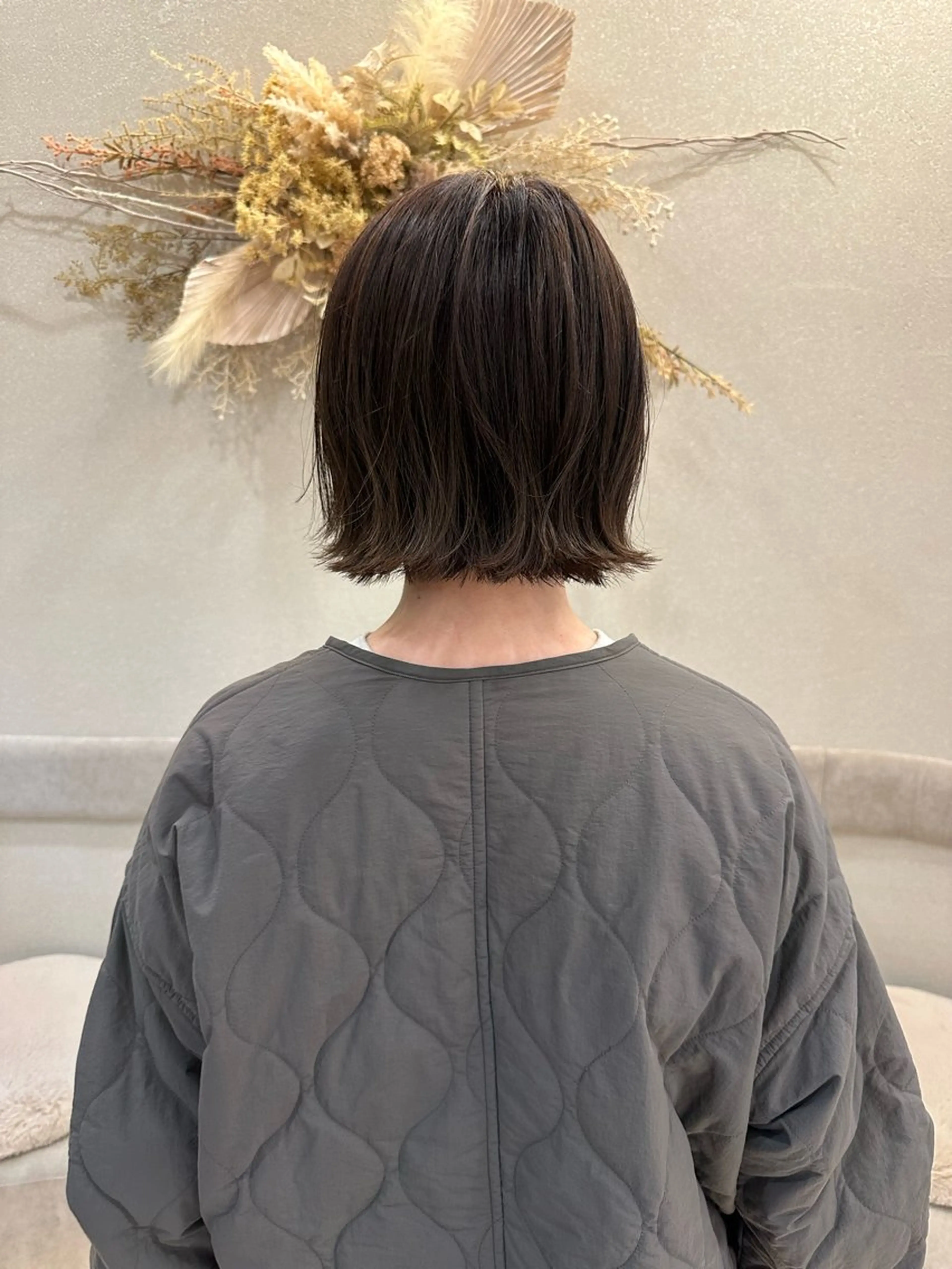 ショート ボブ 外ハネヘア 福島 立也のヘアスタイル