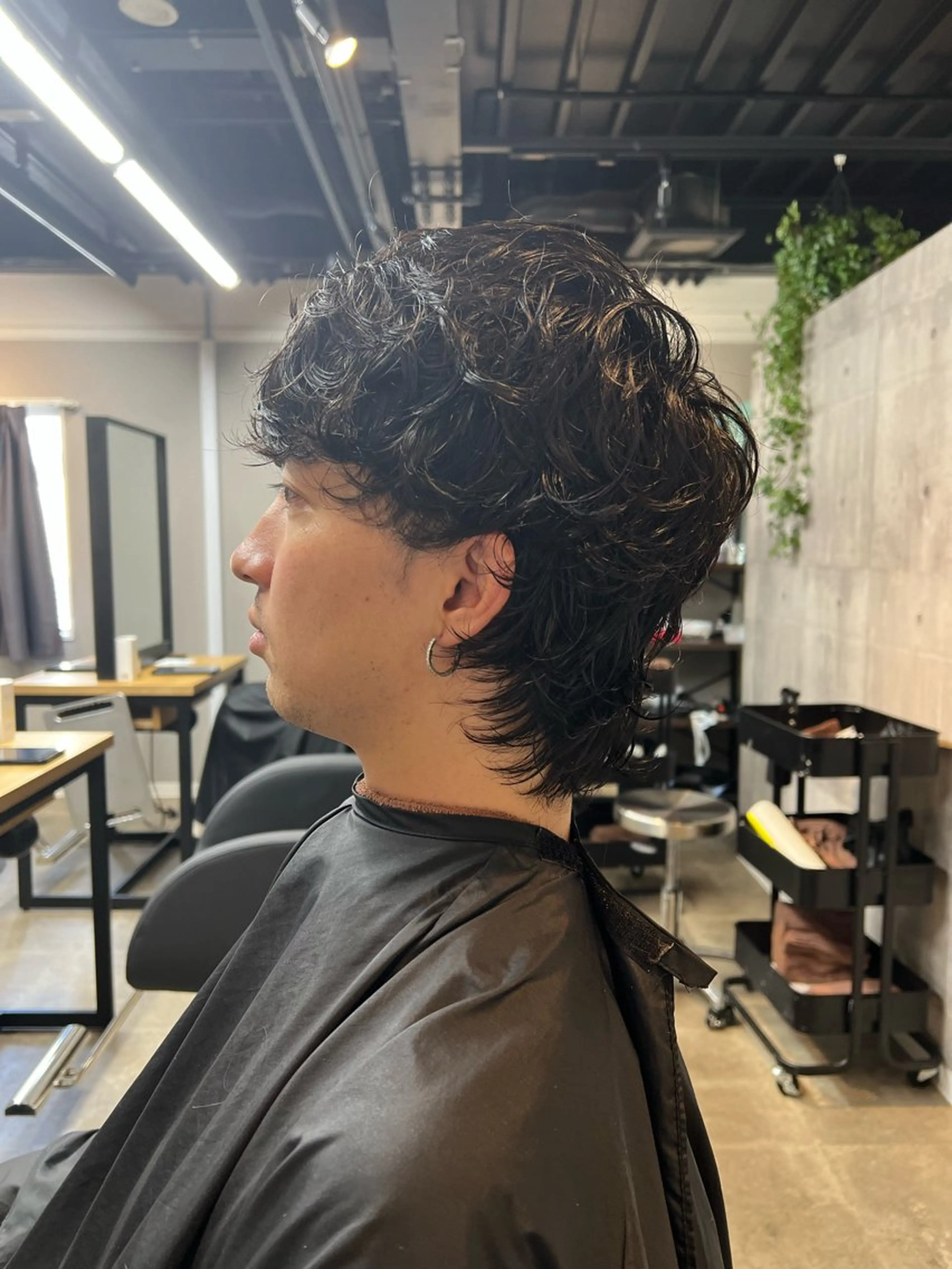 ミディアム パーマ メンズ est hair mar所属・艶カラー/ツイスパ/ 無造作パーマ　久保のヘアスタイル