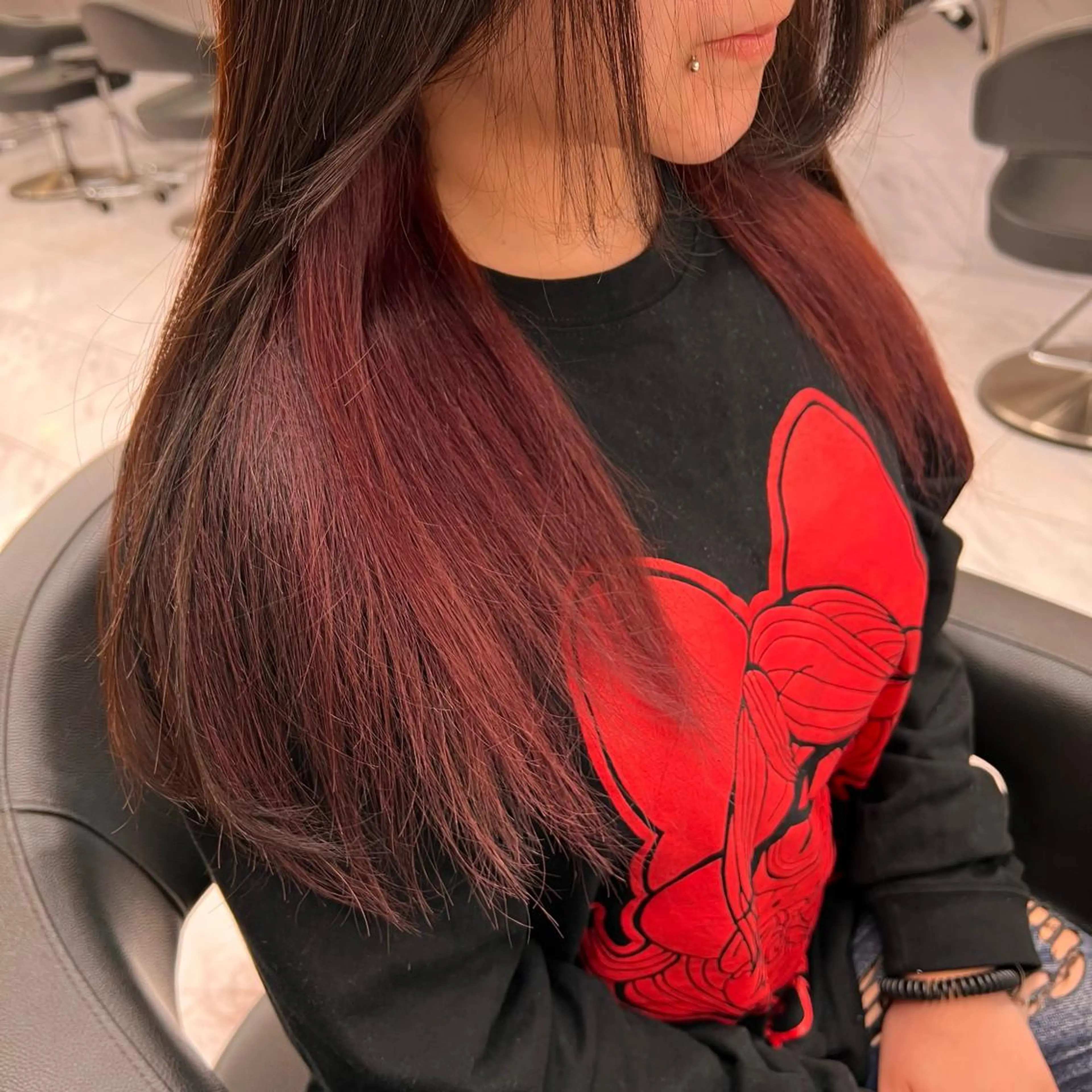 ミディアム 💖札幌カラー 指名No.1💖玲奈のヘアスタイル