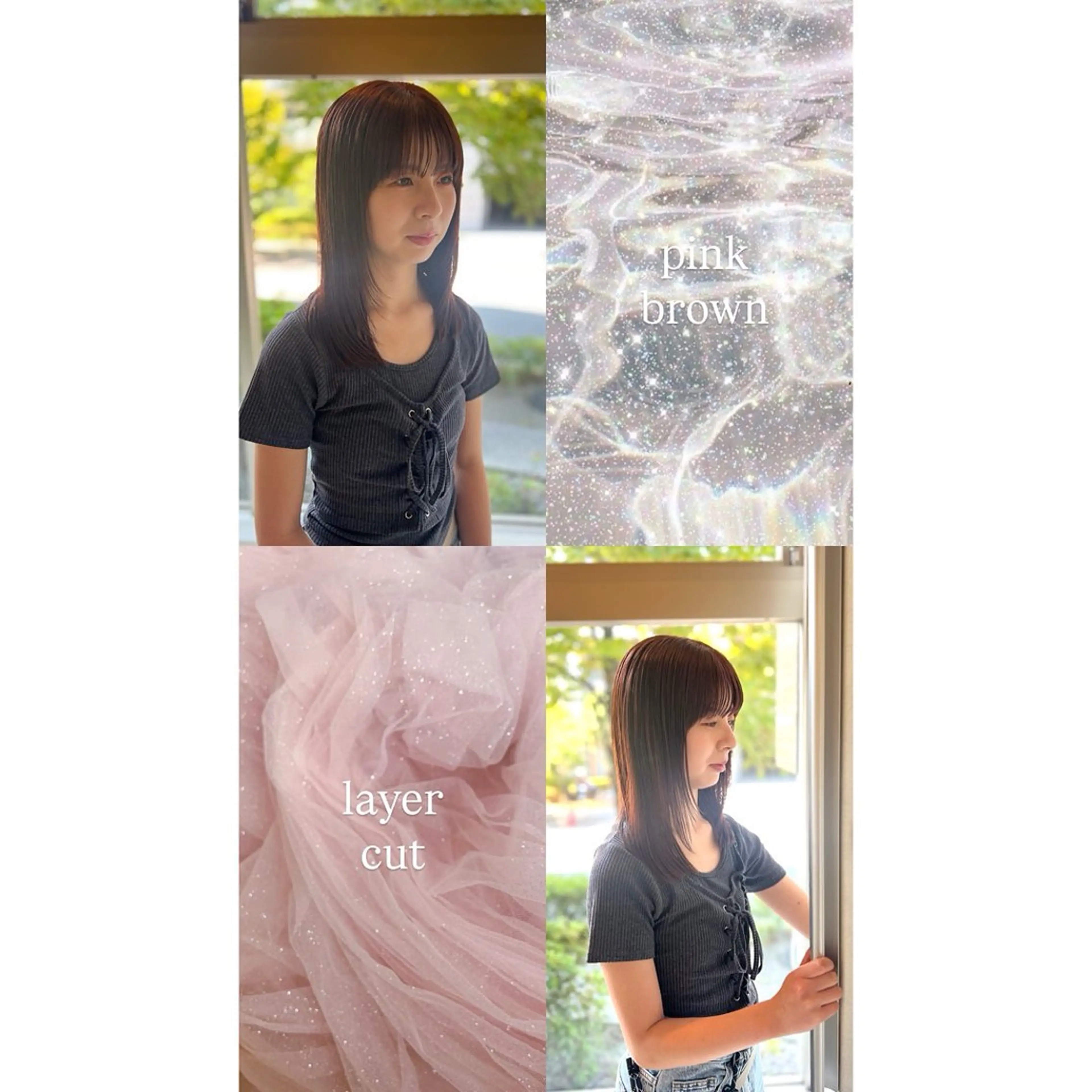 ミディアム カット ヘアカラー スパ/暖色カラー /白髪染め/ひな🫧のヘアスタイル