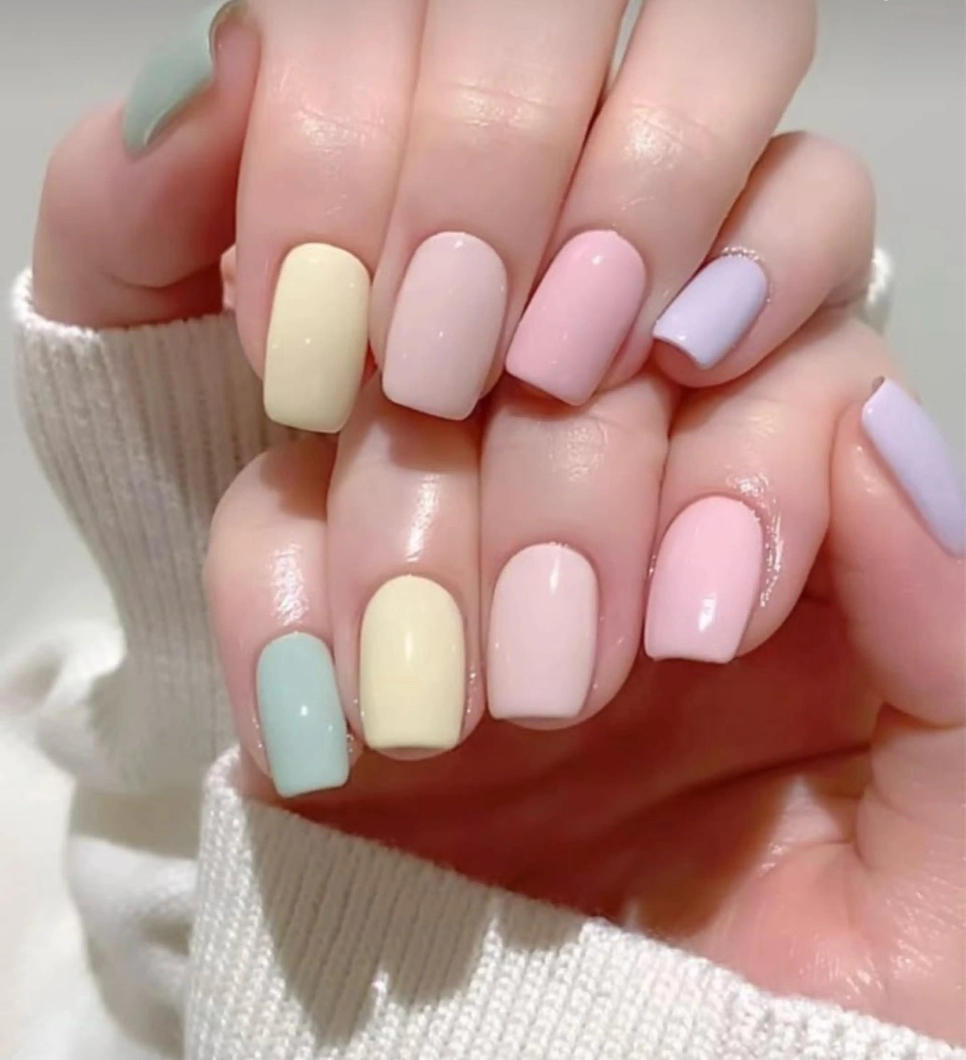 ネイル ワンカラーネイル ハンドネイル TABI ANA.CHUOのネイルデザイン