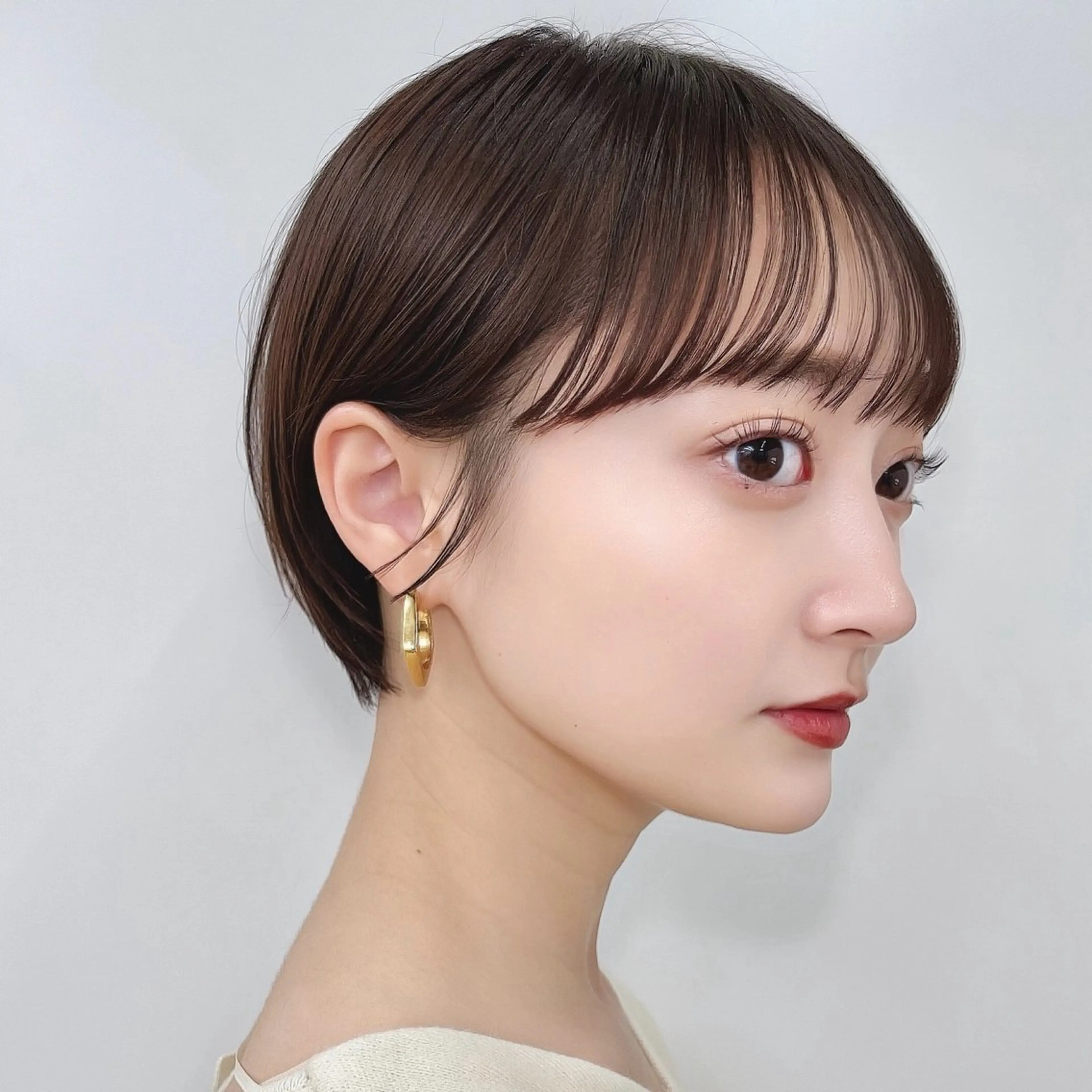 ショート カット ヘアカラー トリートメント 井上 一青 /ショート/ボブのヘアスタイル