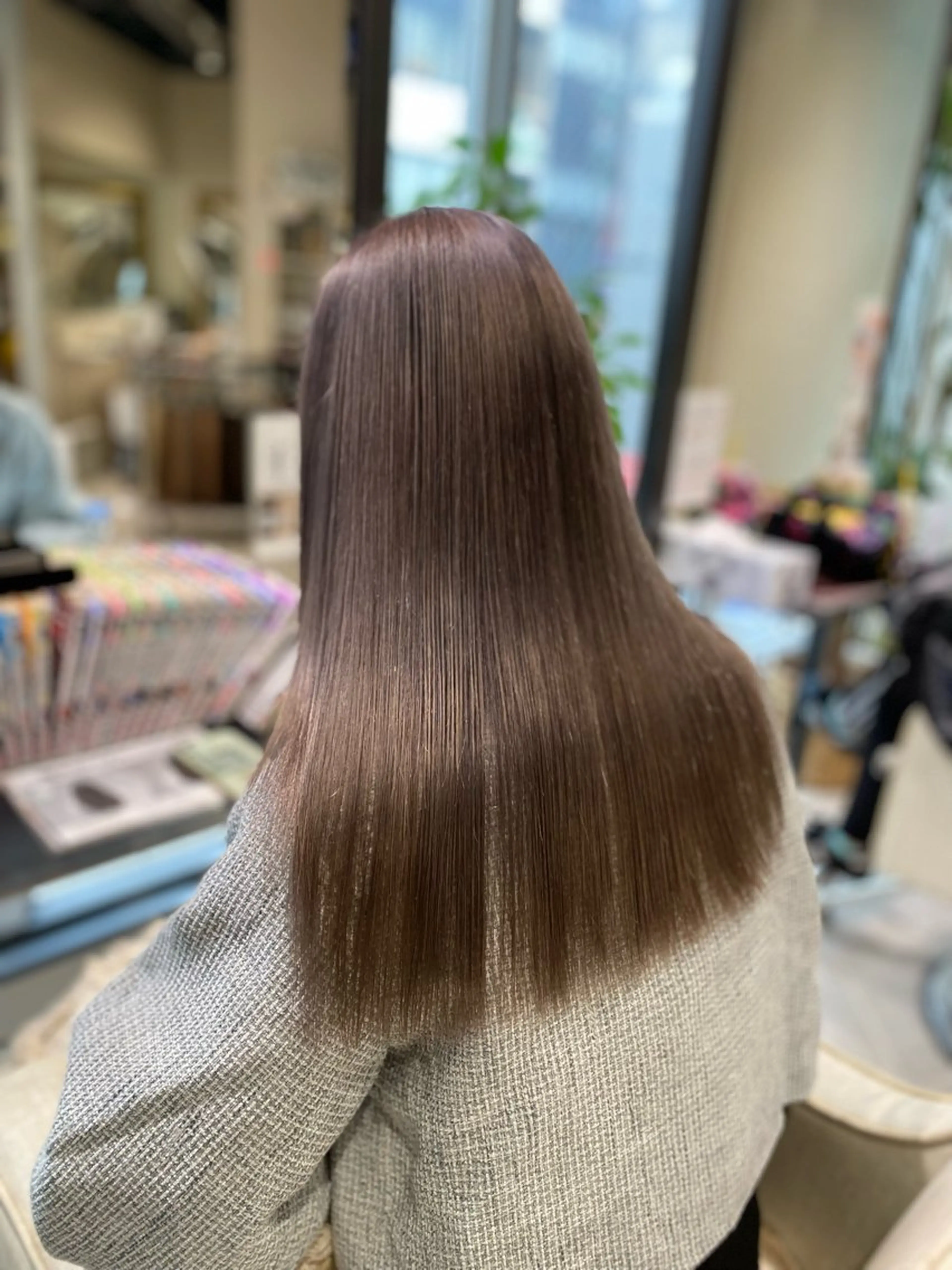 カラー ヘアカラー トリートメント ハイトーン✨艶髪💘 💘 AYANO💘のヘアスタイル