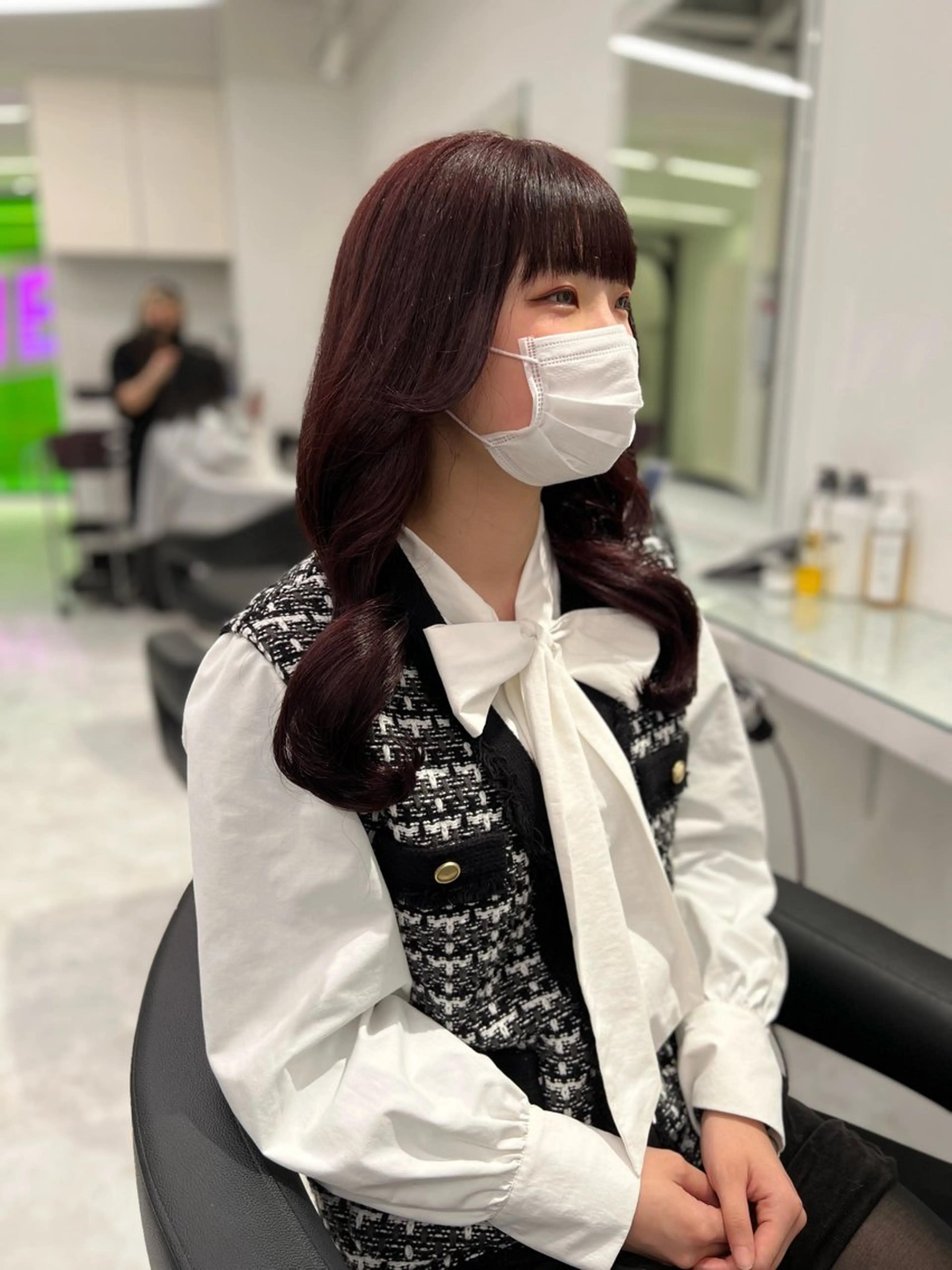 カラー ヘアカラー トリートメント ヘッドスパ ヘアセット ブリーチなし透明感 💗RYOTAのヘアスタイル