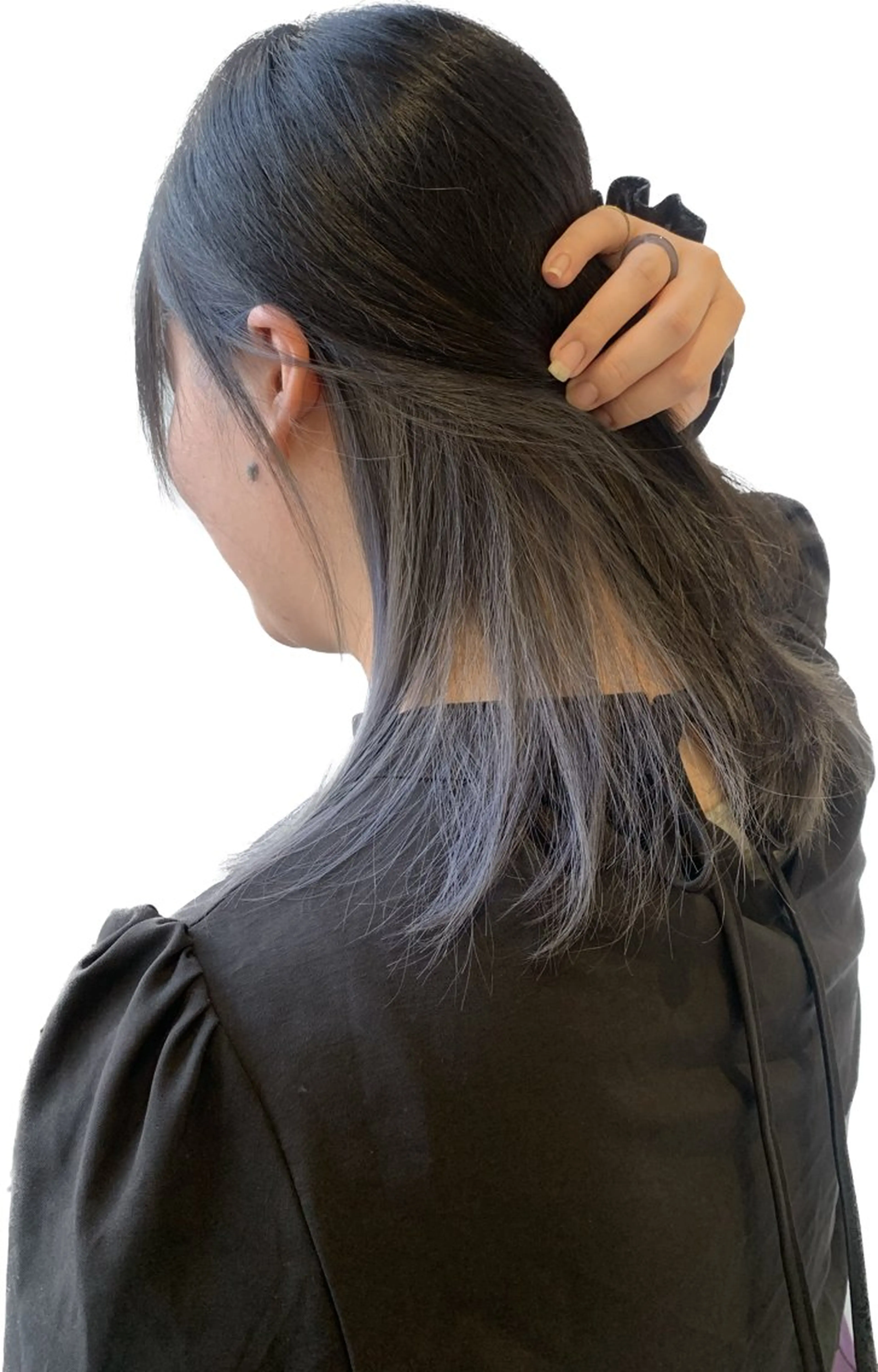 セミロング カラー ヘアアレンジ カット ヘアカラー パーマ 縮毛矯正 トリートメント ヘッドスパ ヘアセット ミドウチ アヤカのヘアスタイル