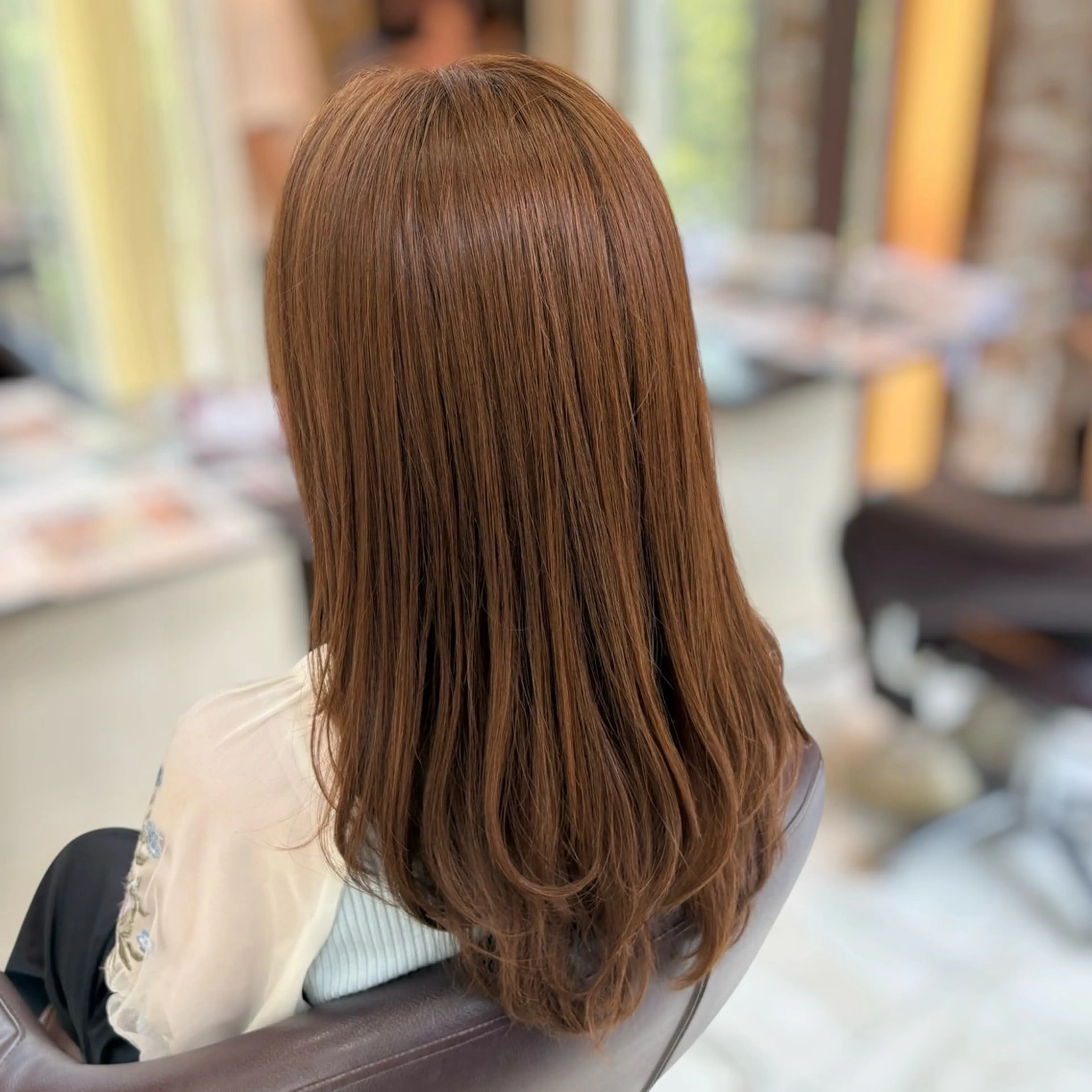 ロング カット ヘアカラー トリートメント 🧸HARUNA 艶髪✨透明感🫧のヘアスタイル