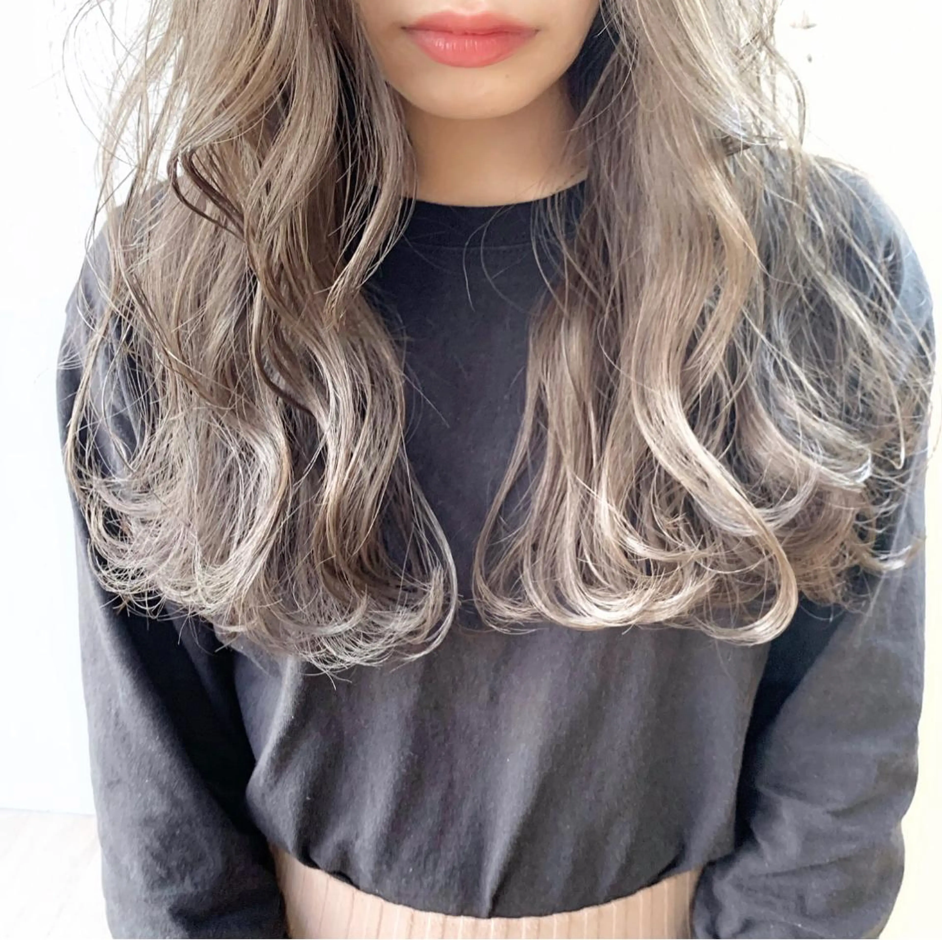 セミロング カラー ヘアアレンジ カット ヘアカラー WATARU🔥／ 外国人風ハイライトのヘアスタイル