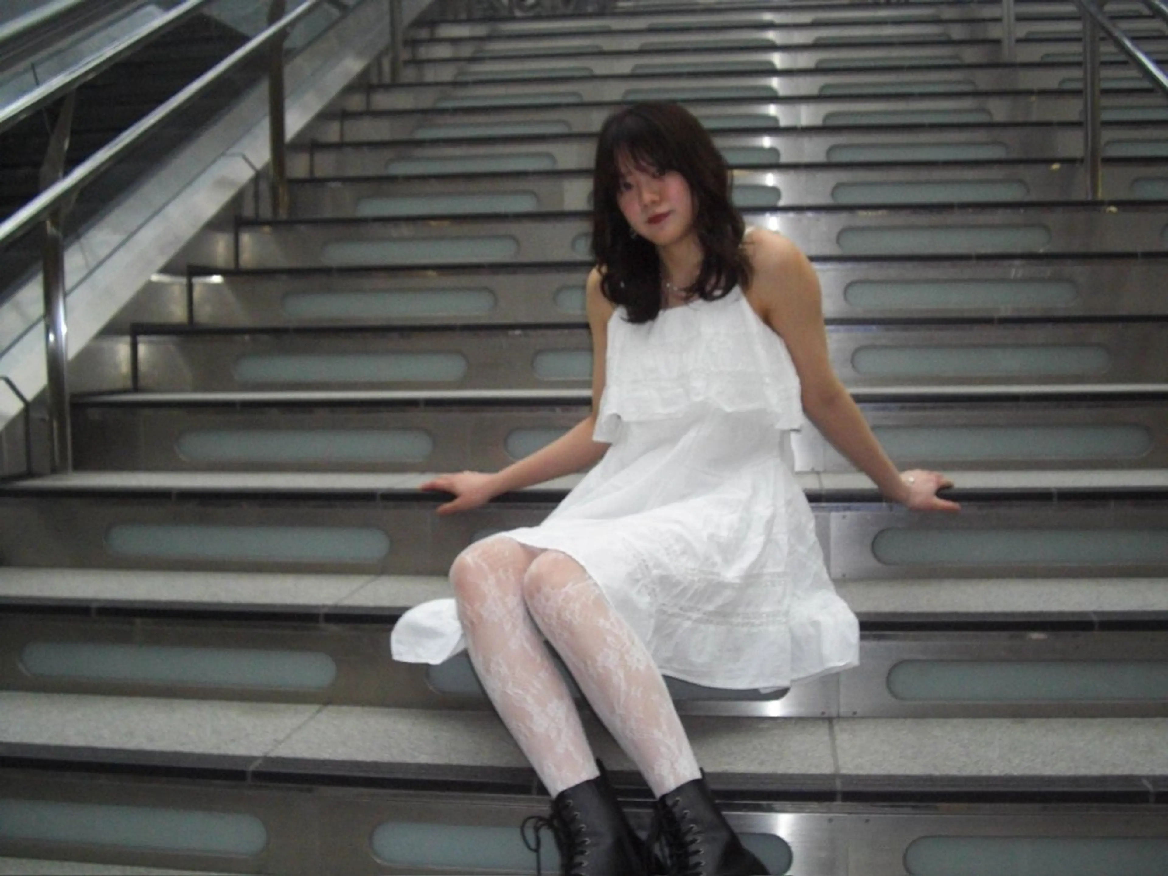 セミロング ボブ 顔周りカット カット enrich / キタガワ カノンのヘアスタイル