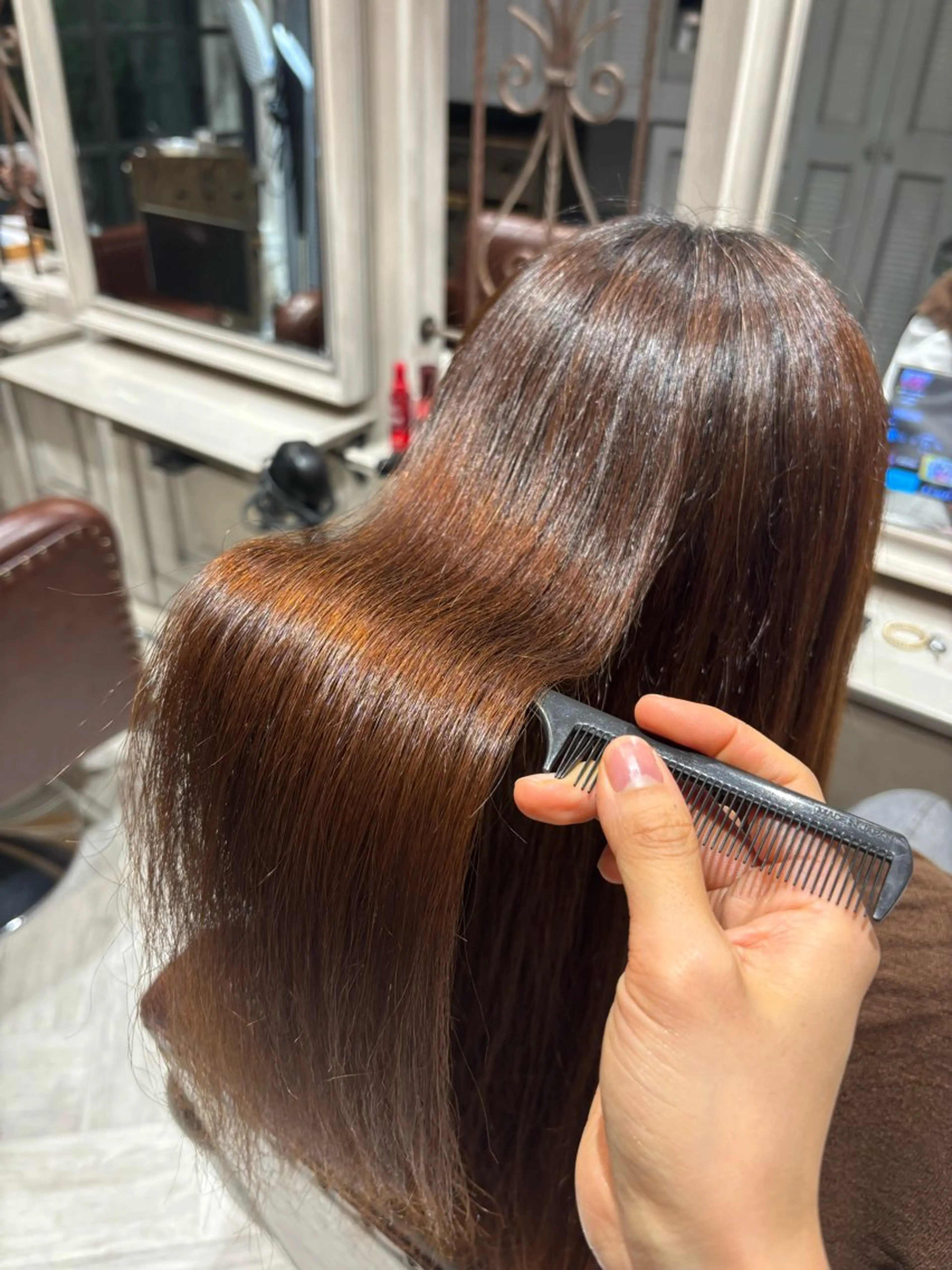 ロング 縮毛矯正 🫧‪大滝 いくみ🌿辻堂のヘアスタイル