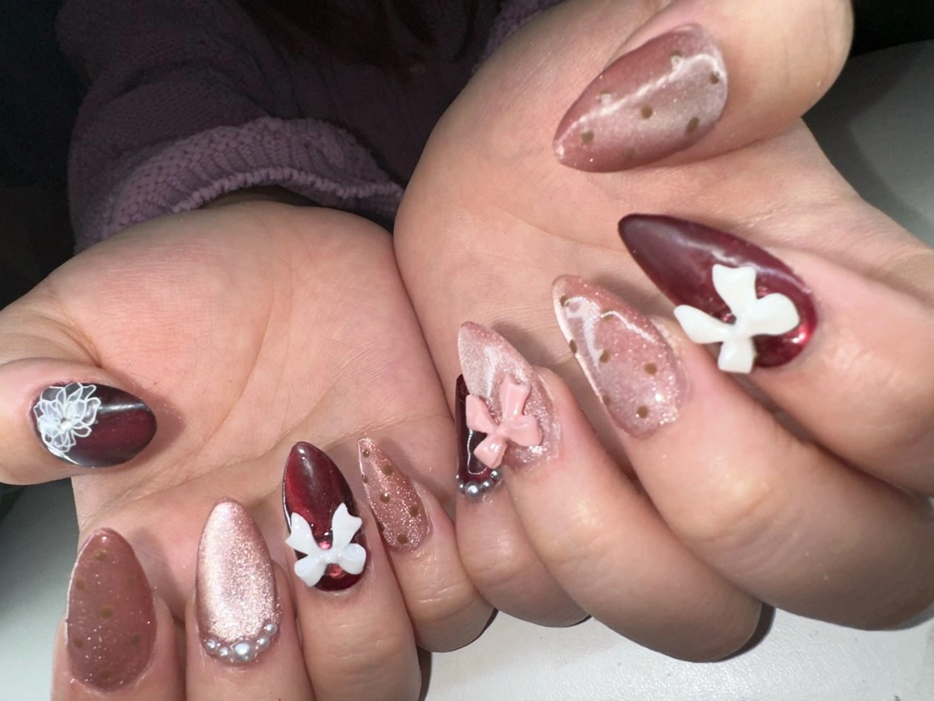 ミディアム ハンドネイル YOKOSUKA🧸 NAIL🌿🫧💛のネイルデザイン