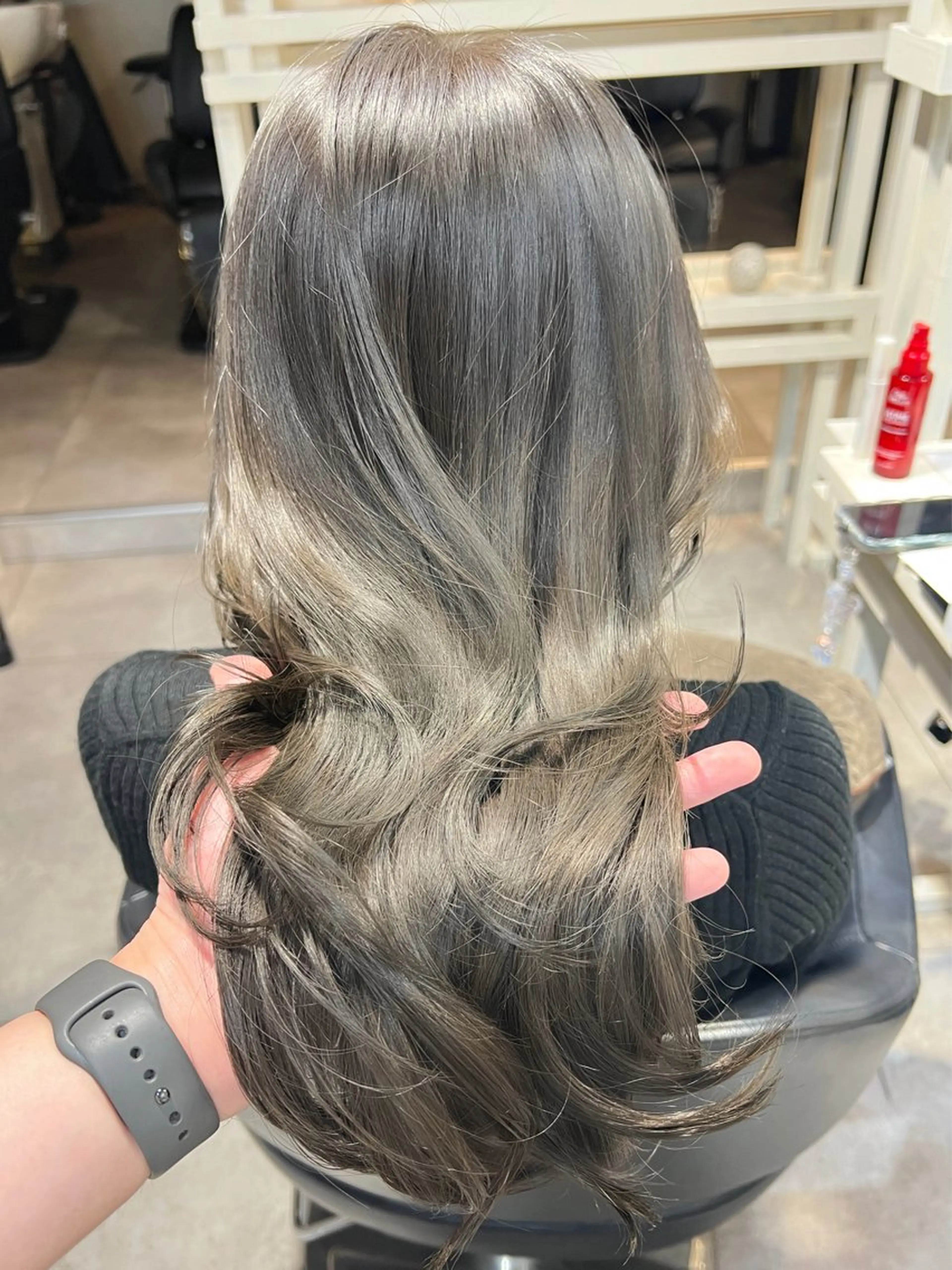 ロング カット ヘアカラー トリートメント 透明感カラー/恵比寿 /レイヤーカット大場のヘアスタイル