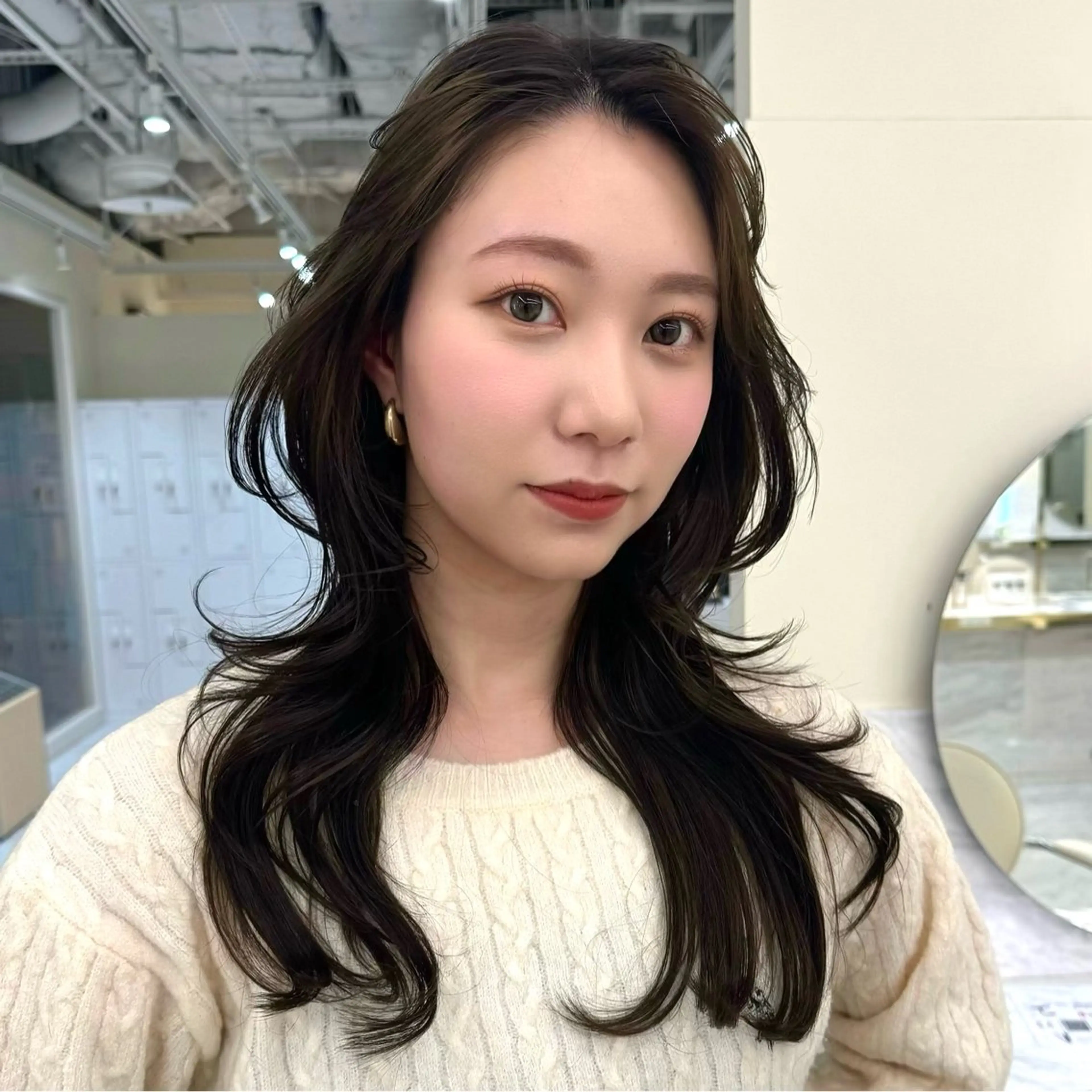 ロング カラー ヘアアレンジ レイヤーカット🤍 RINAのヘアスタイル
