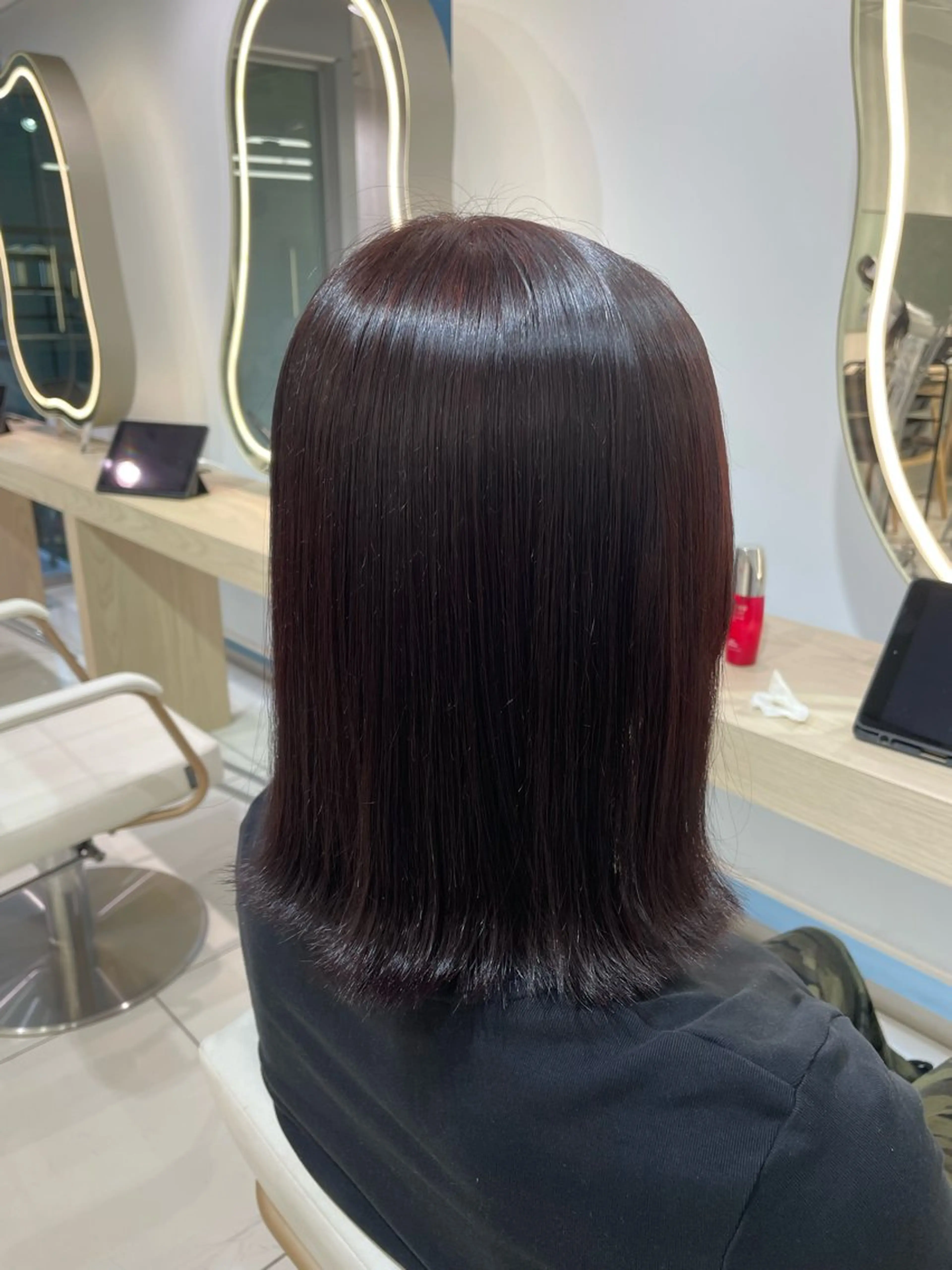 セミロング 🔮韓国スタイル/艶 カラー/あやか🔮のヘアスタイル