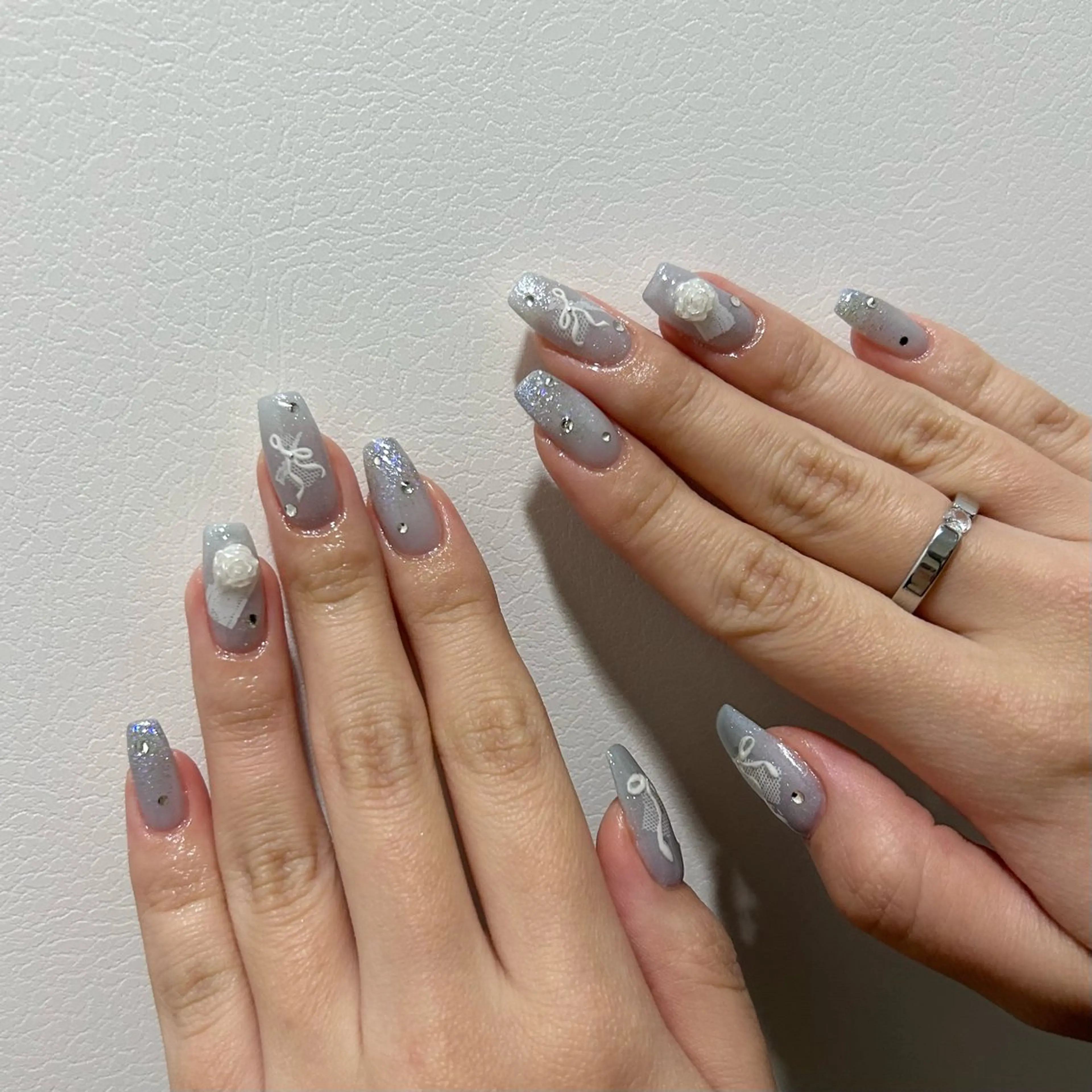 ネイル ハンドネイル パラあり！フィルイン 美フォルムのネイルデザイン