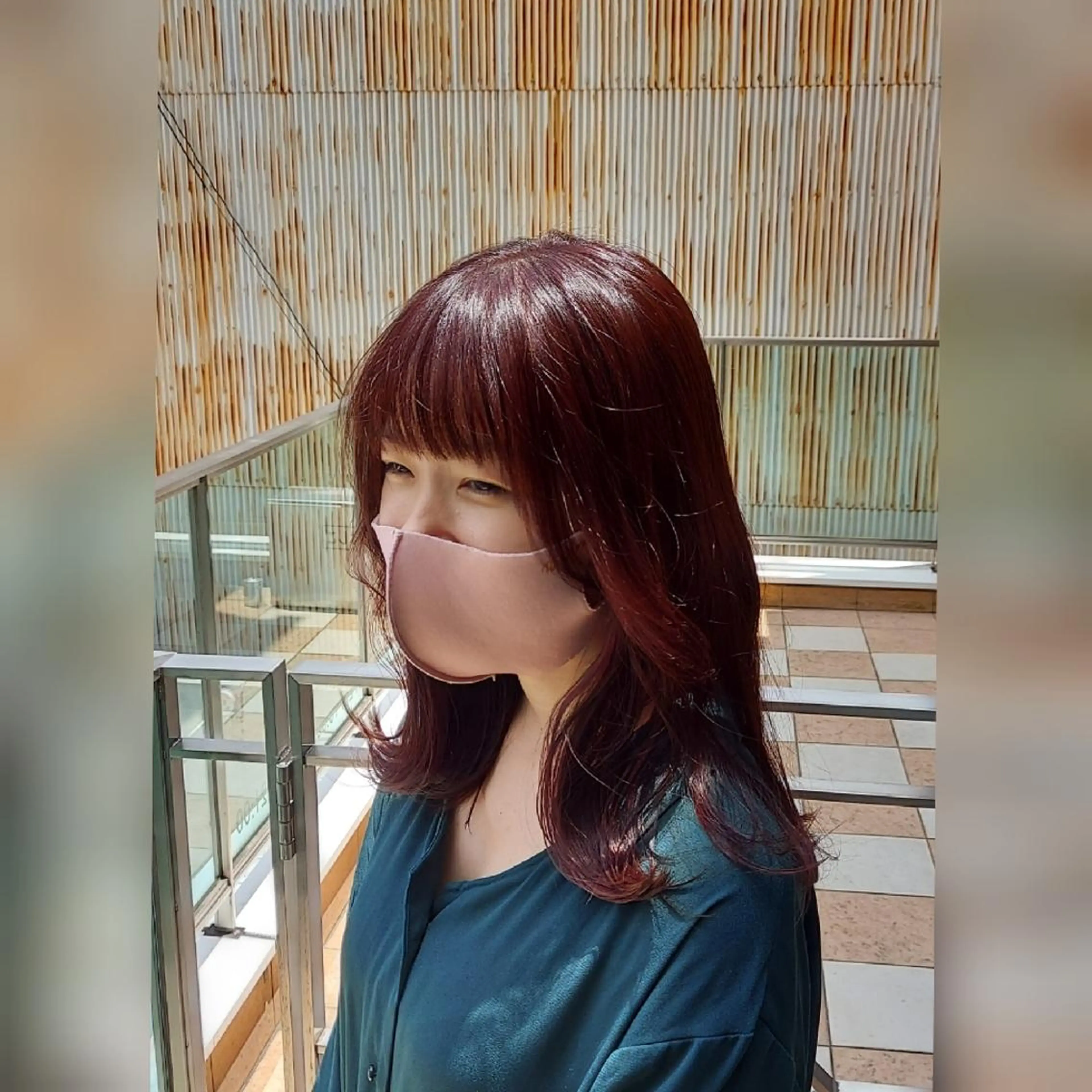 セミロング カラー あかね☆ヘアアレンジ /ボブ/縮毛矯正のヘアスタイル