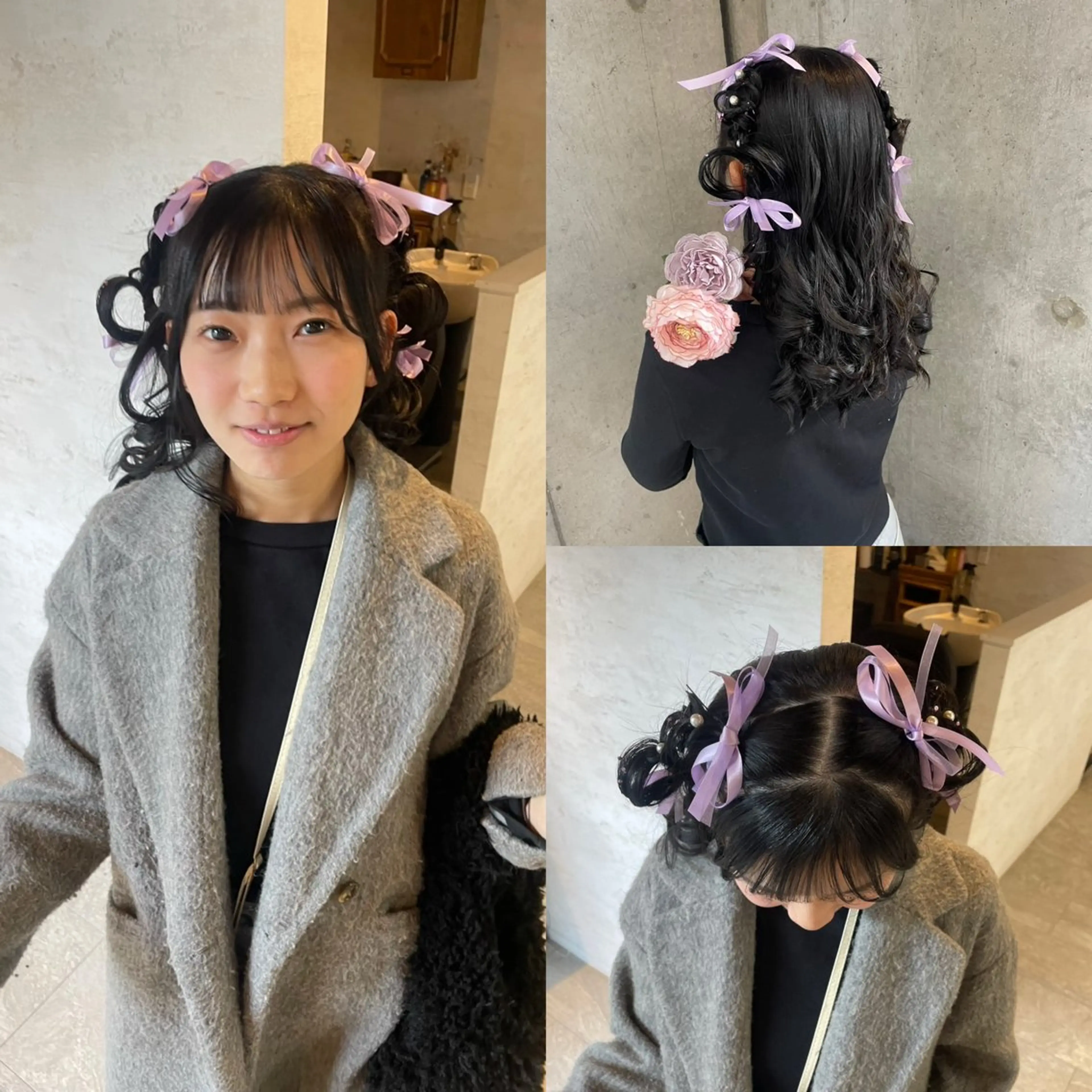 ヘアアレンジ ヘアセット 美髪× ヘアセット✨Araiのヘアスタイル