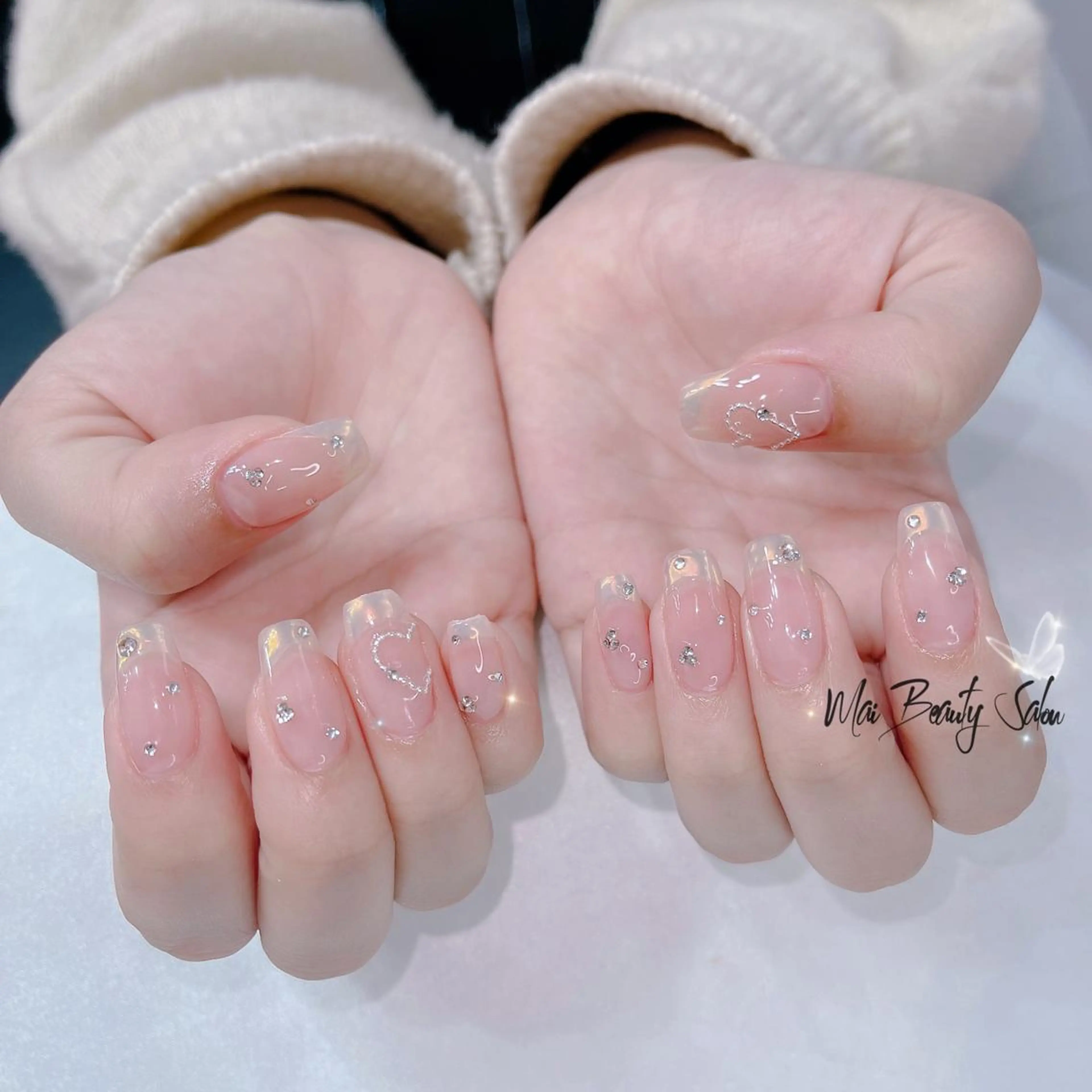 ネイル フットネイル ジェルネイル マグネットネイル パラジェル ワンホンネイル MaiBeauty Niのネイルデザイン