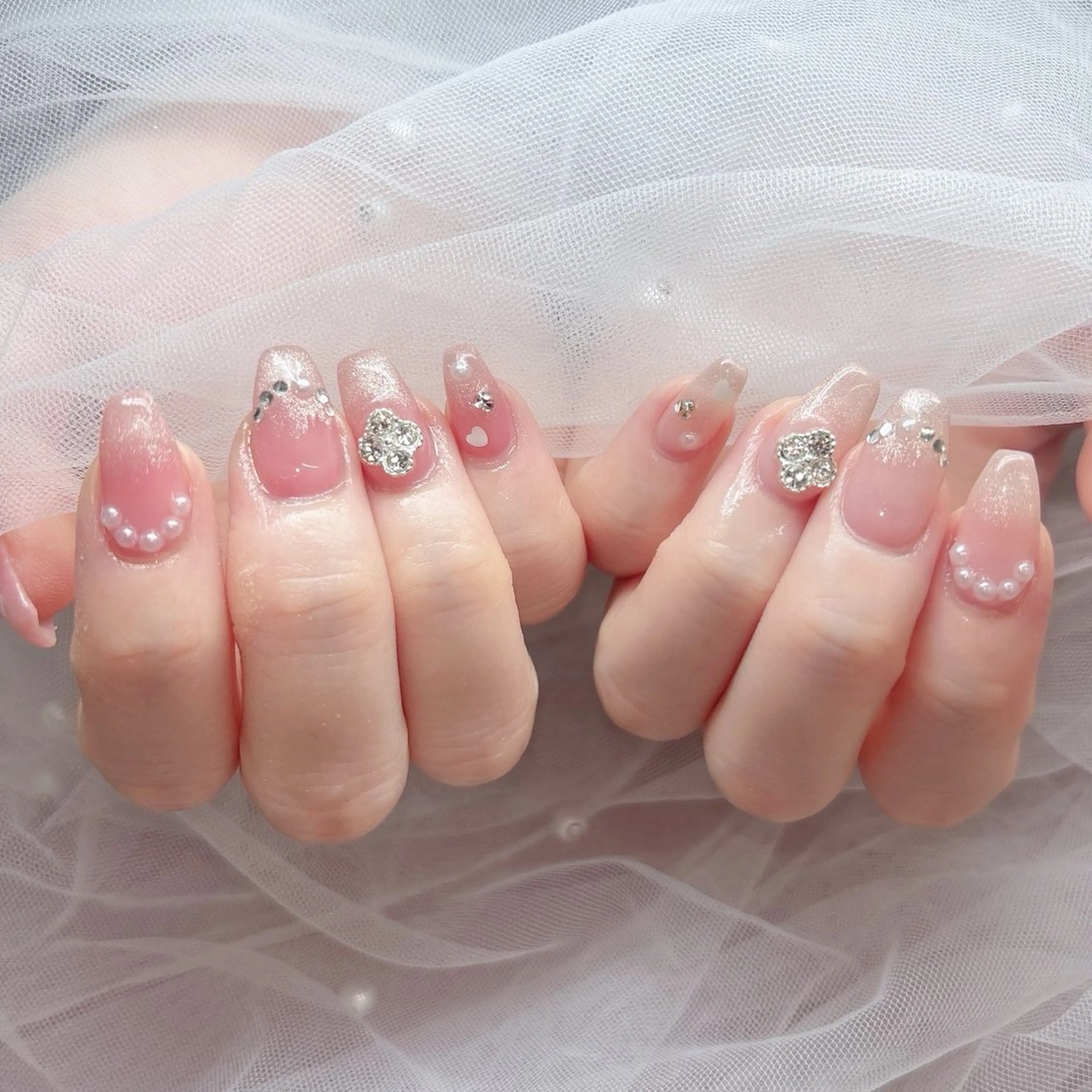 ネイル ピンク 春ネイル ワンホンネイル ハンドネイル ハンドケア Epokku ネイルサロンのネイルデザイン