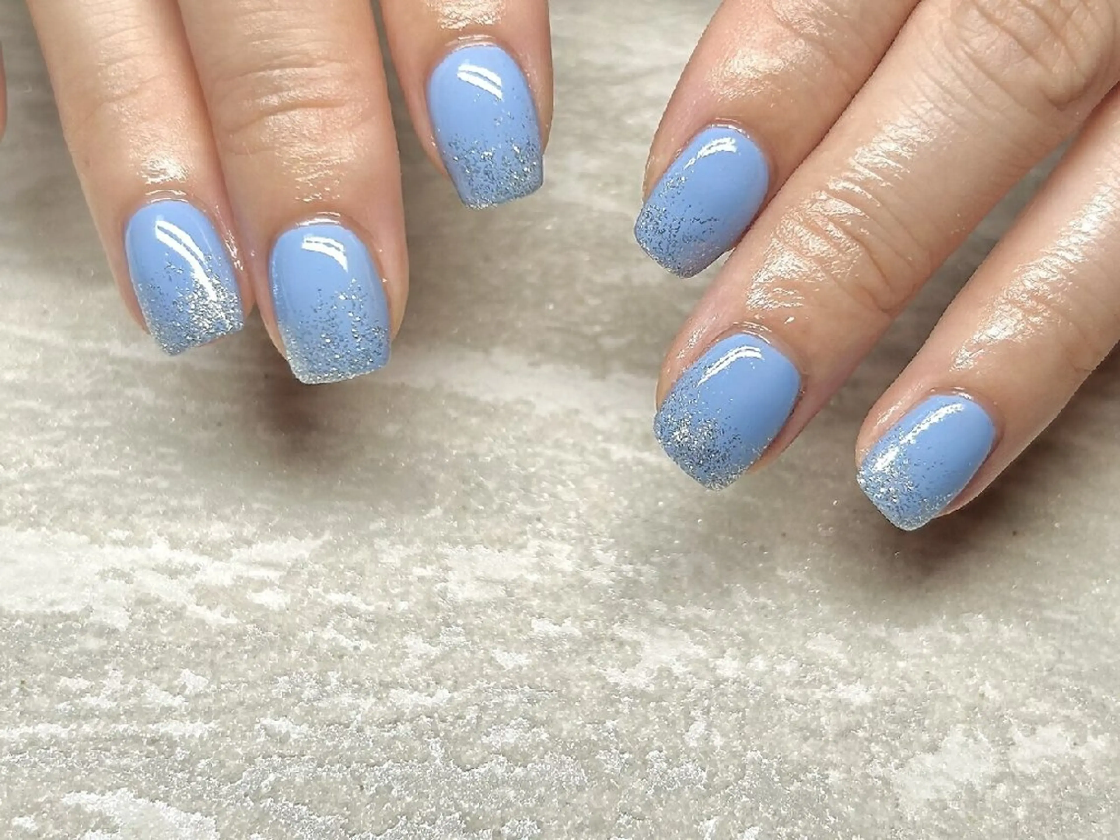 ネイル ラメ(グリッター) ワンカラーネイル JULIE NAILのネイルデザイン