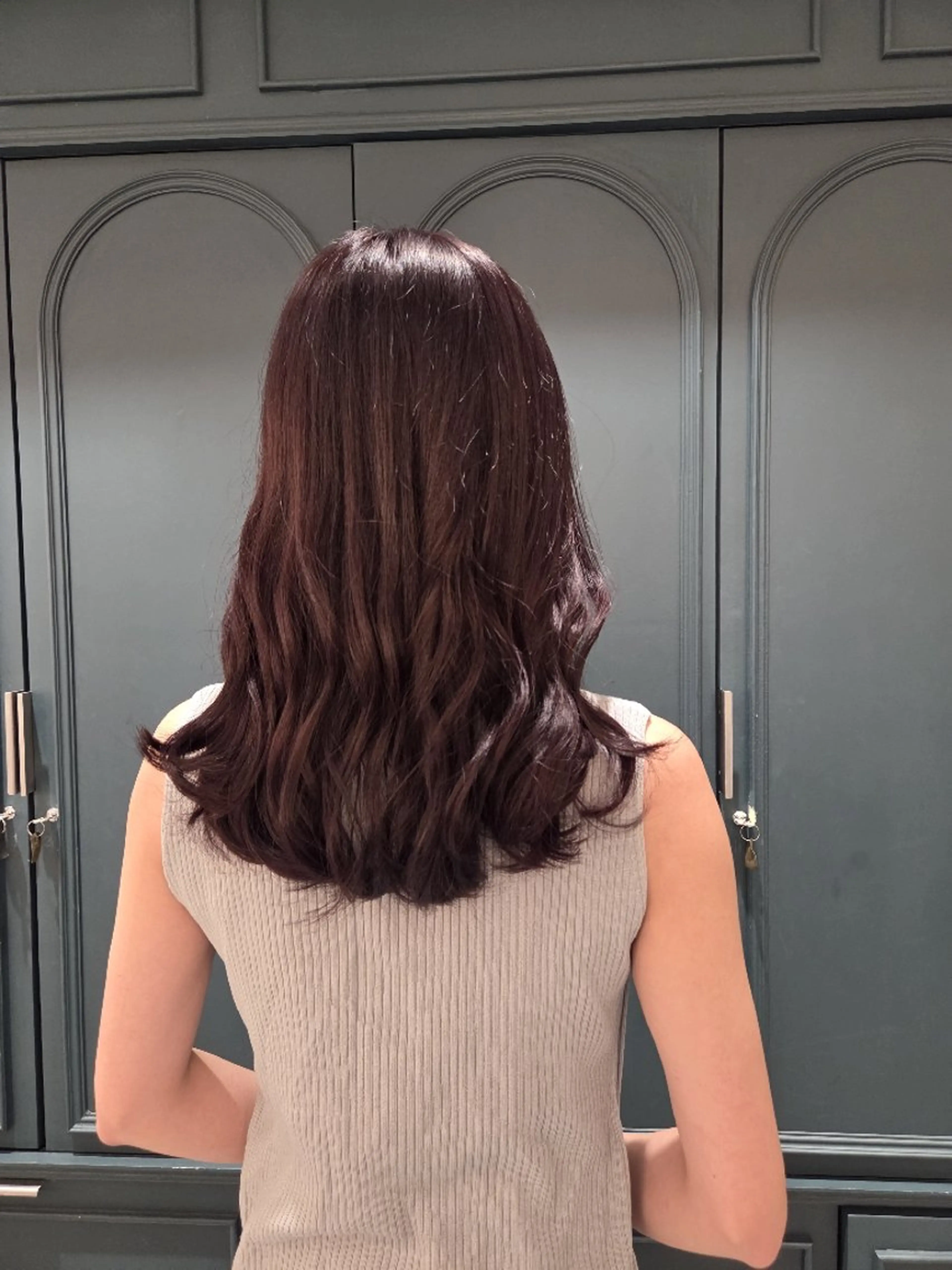 カラー ロング ピンクカラー 【メンズカット/パー マ✂️】momo🌷のヘアスタイル