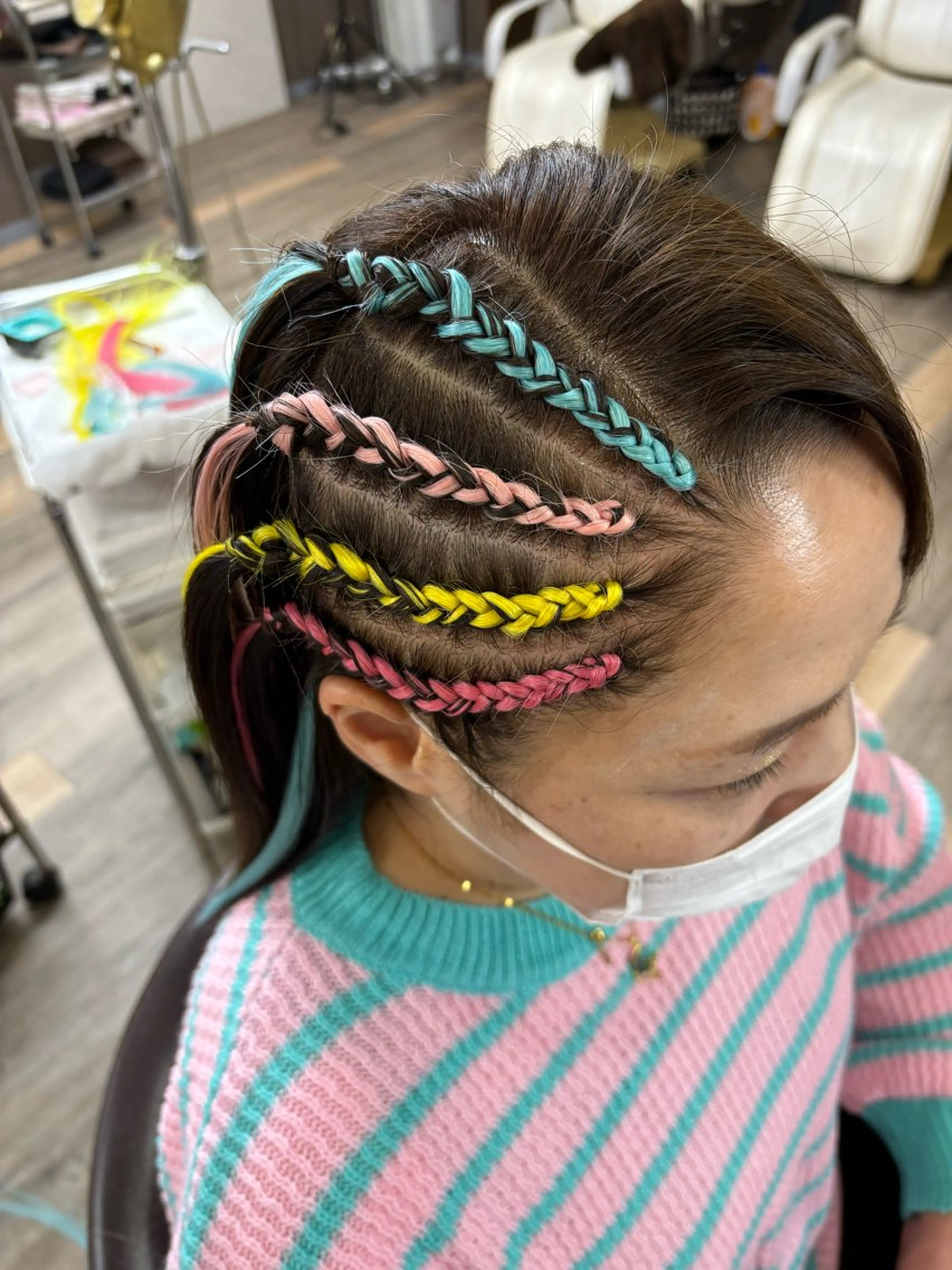ミディアム ヘアセット エクステ＊美髪サロン KR2S河内長野店長のヘアスタイル